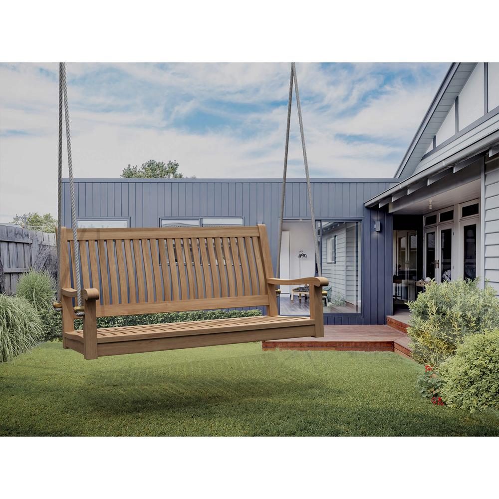 Del-Amo 48" Straight Swing Bench By Anderson Teak - Image 3