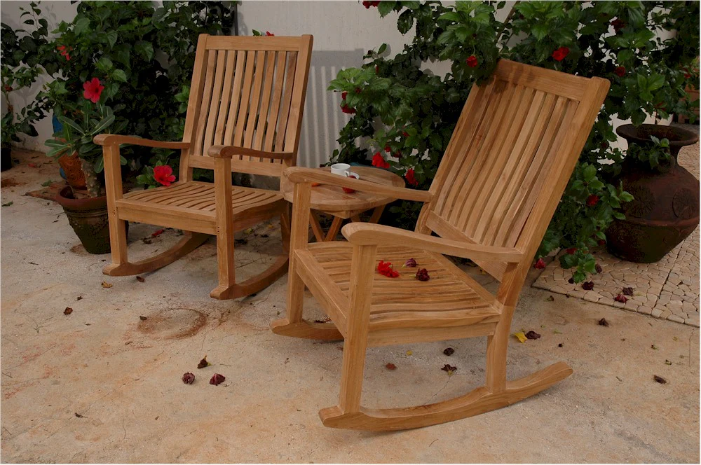 Del-Amo Bahama 3-Pieces Set With Folding Round Side Table By Anderson Teak - Image 3