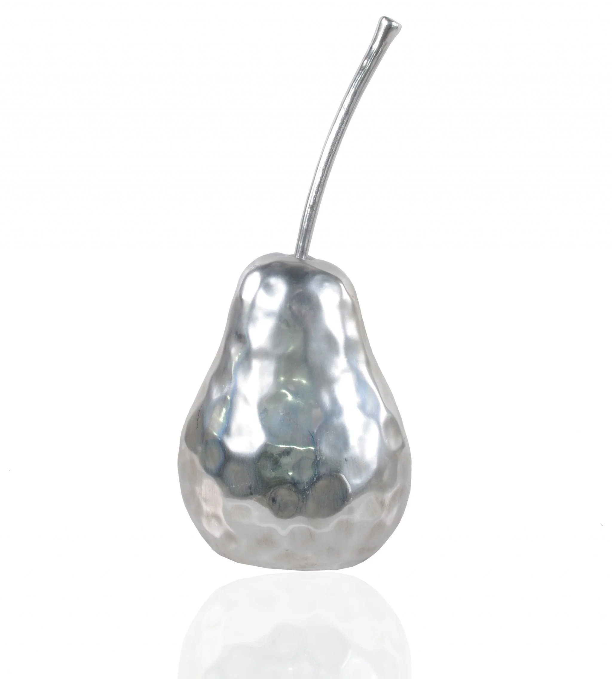 Delicious Hammered Finish Pear Statue By Homeroots - Image 2