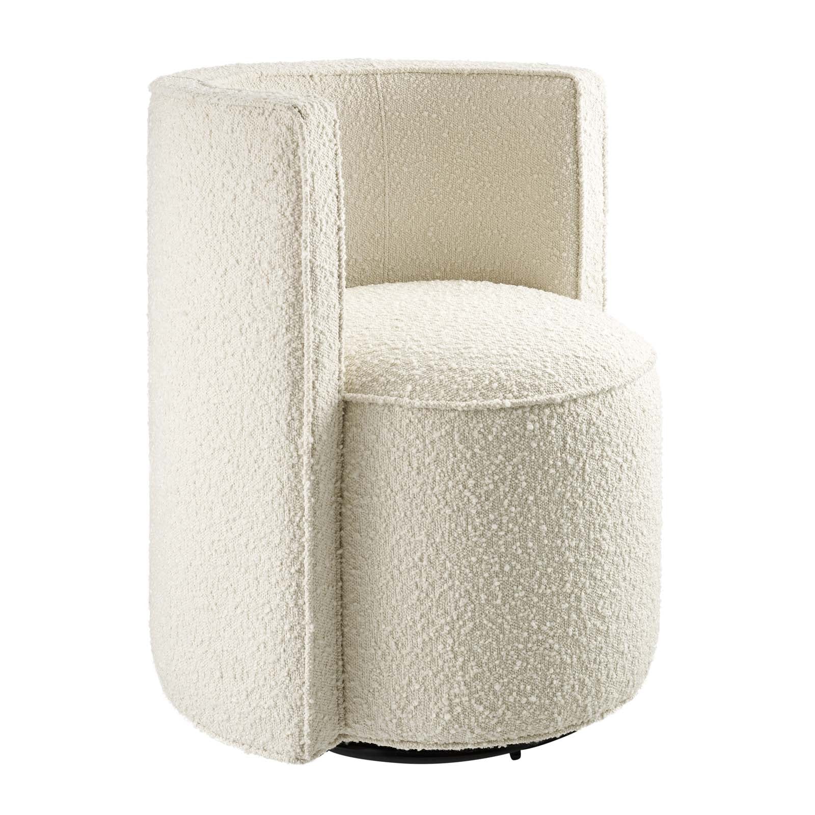 Della Boucle Fabric Swivel Chair By Modway - EEI-6223 - Image 2