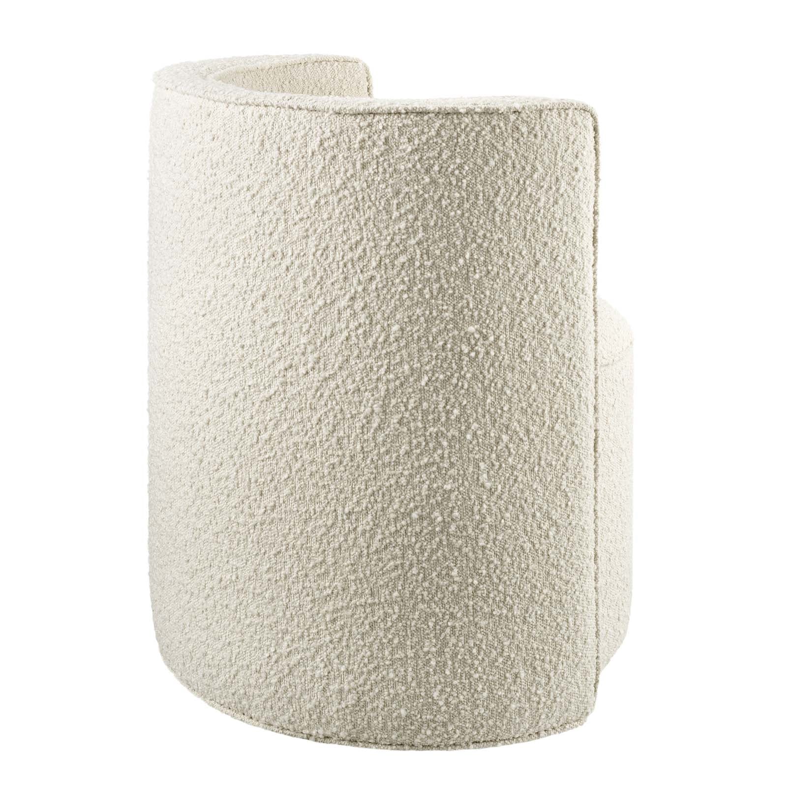 Della Boucle Fabric Swivel Chair By Modway - EEI-6223 - Image 4