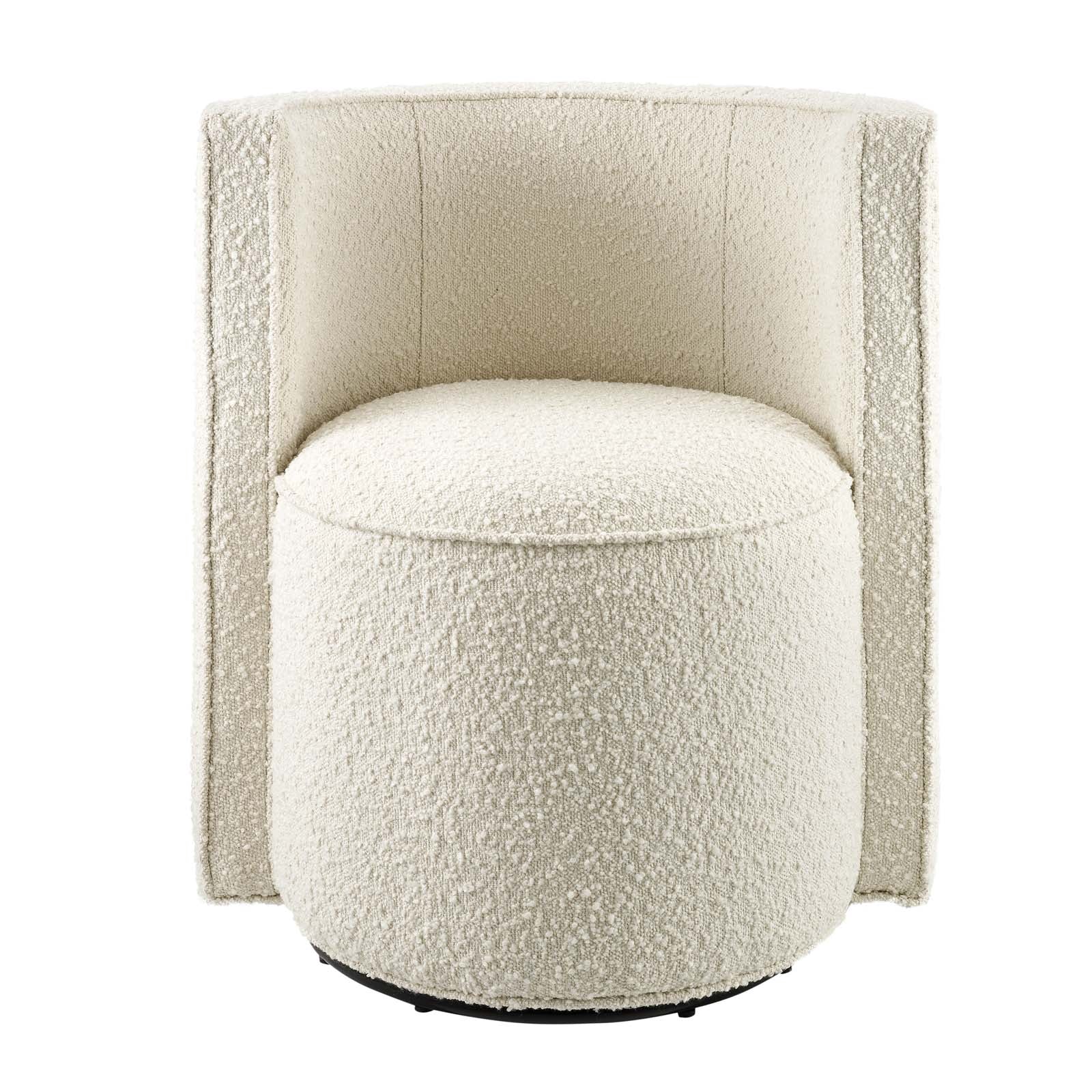 Della Boucle Fabric Swivel Chair By Modway - EEI-6223 - Image 5