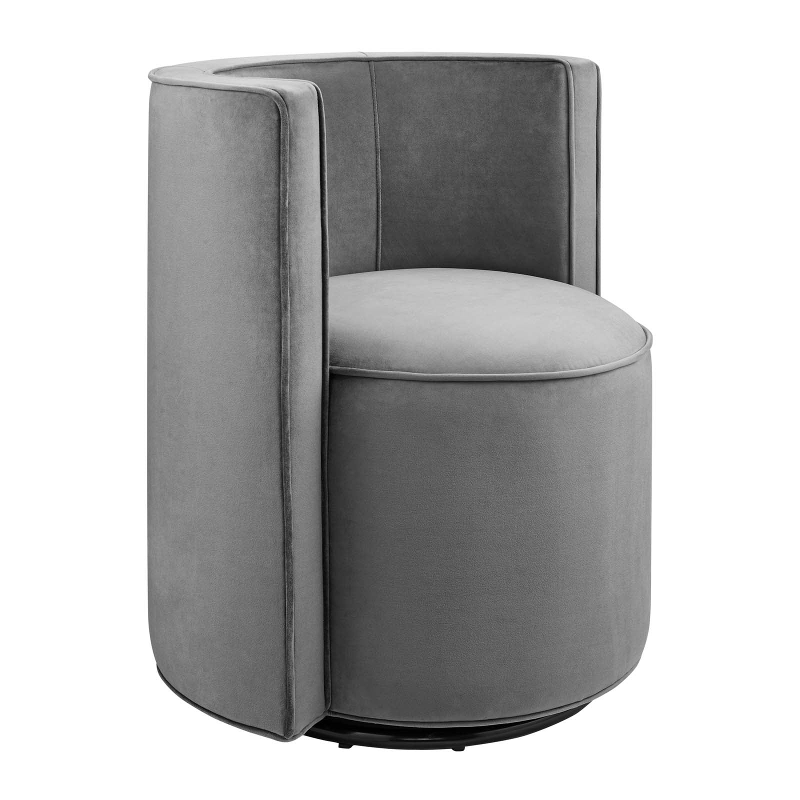 Della Performance Velvet Fabric Swivel Chair By Modway - EEI-6222 - Image 2