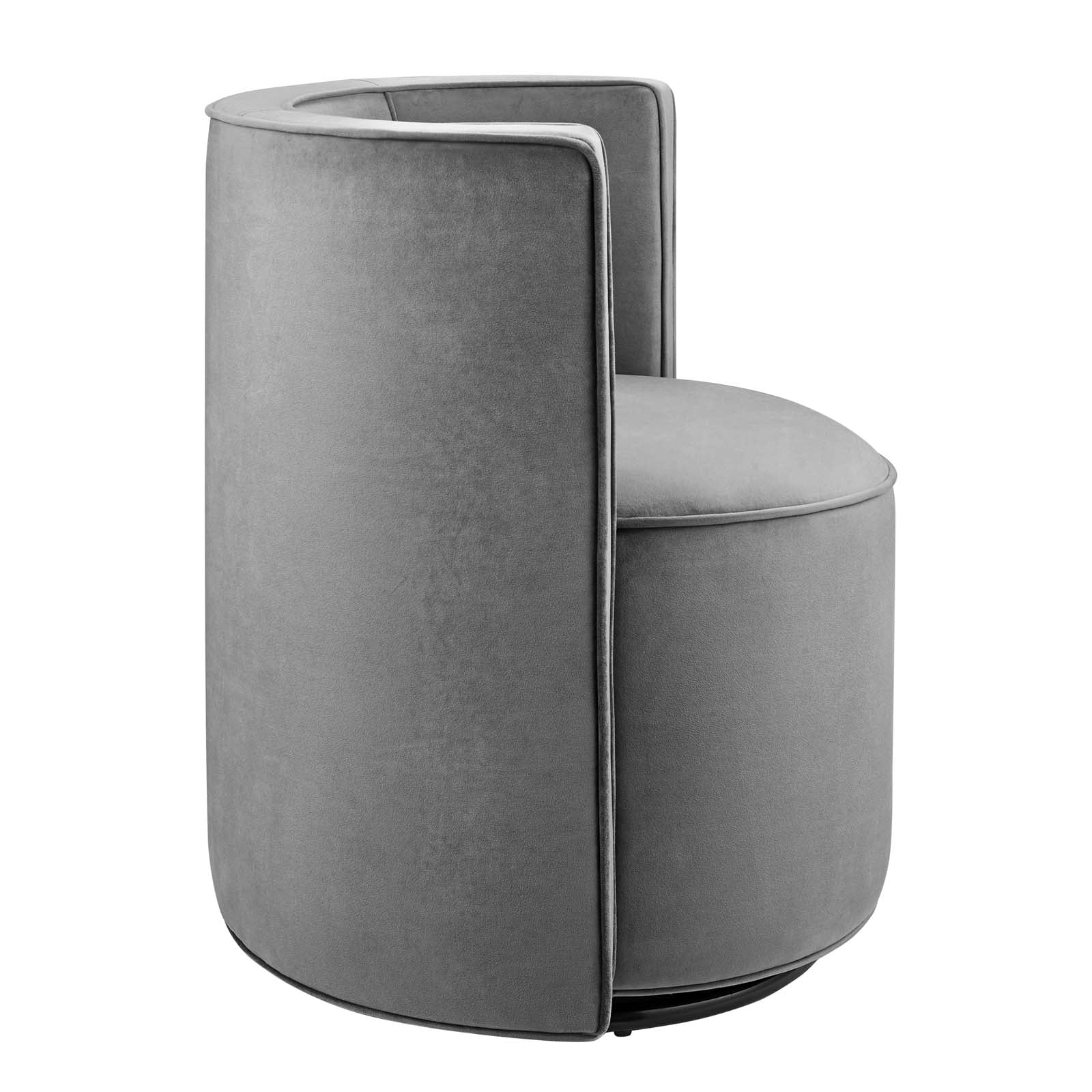 Della Performance Velvet Fabric Swivel Chair By Modway - EEI-6222 - Image 3