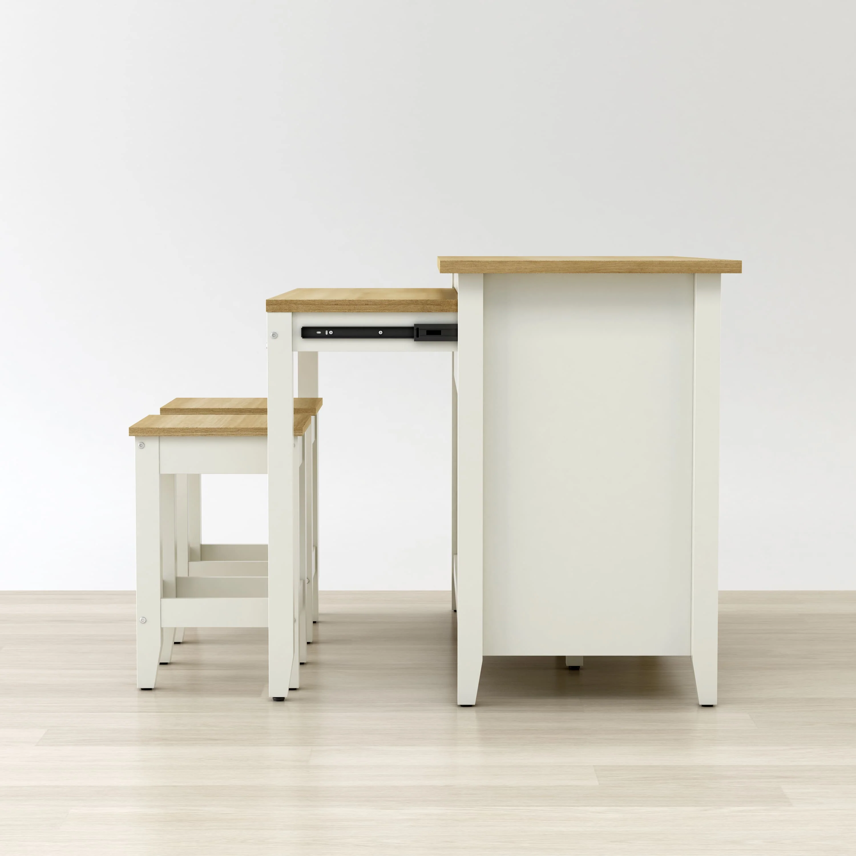 Delphi 53" Kitchen Island Cabinet By Anderson Teak - Image 2
