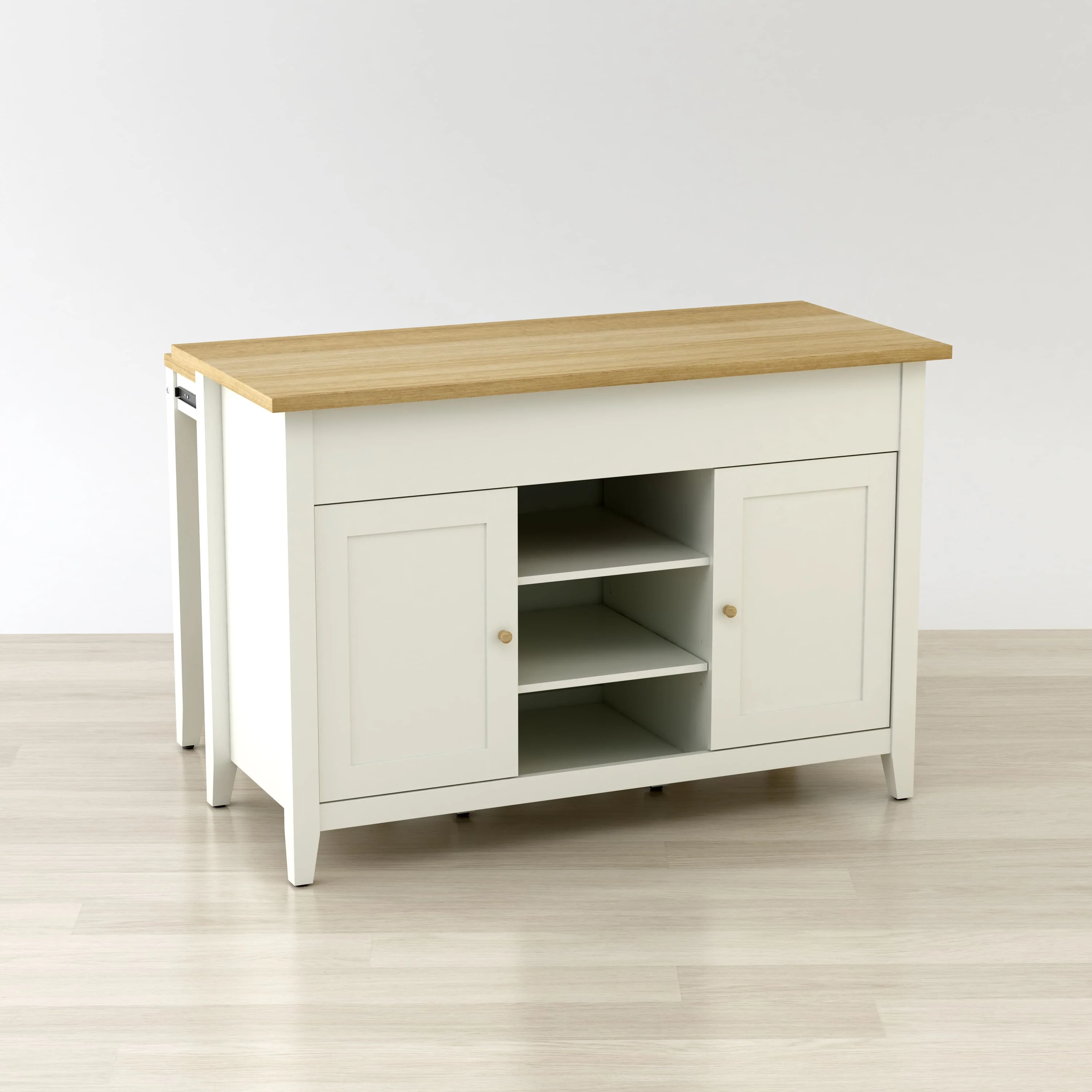 Delphi 53" Kitchen Island Cabinet By Anderson Teak - Image 5