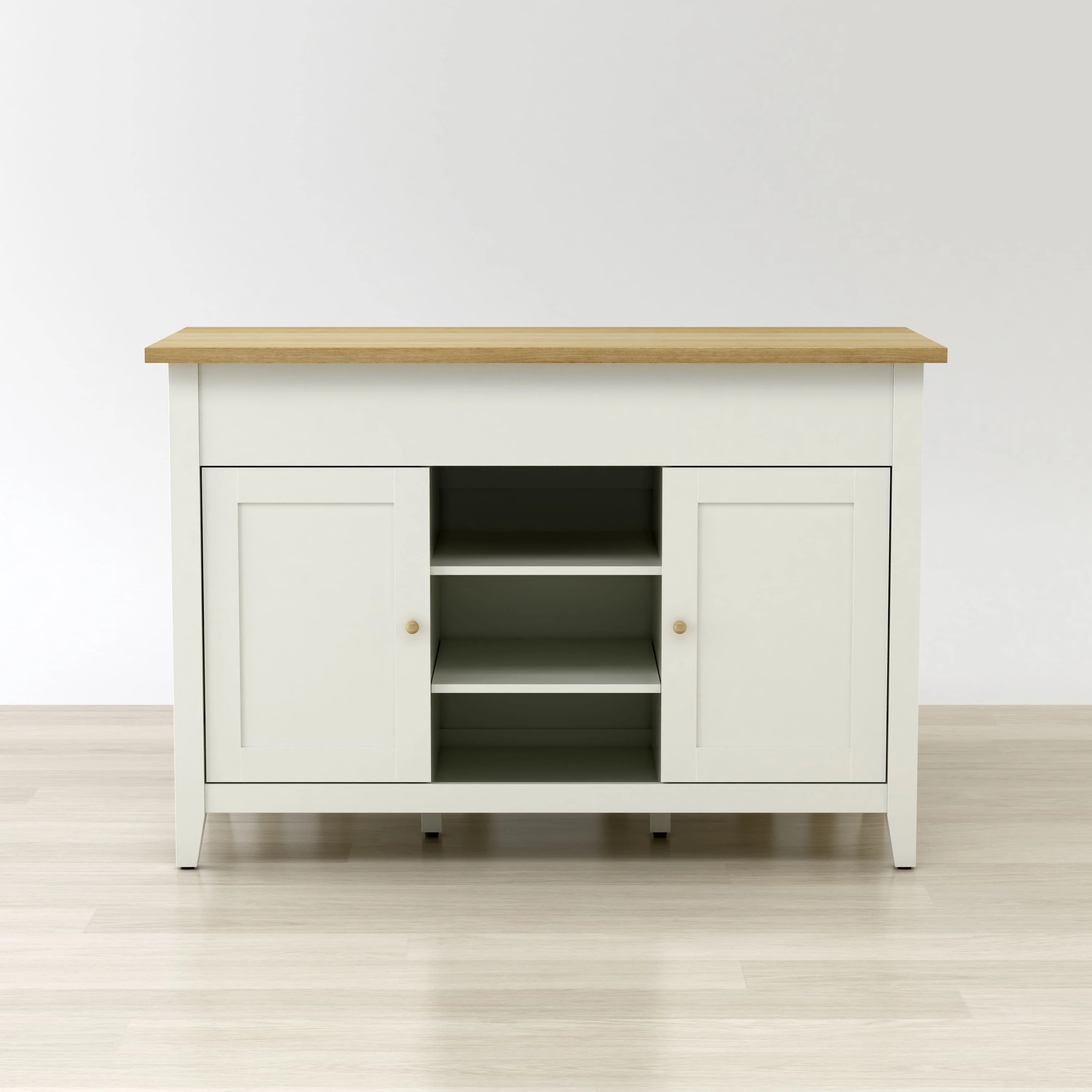 Delphi 53" Kitchen Island Cabinet By Anderson Teak - Image 7