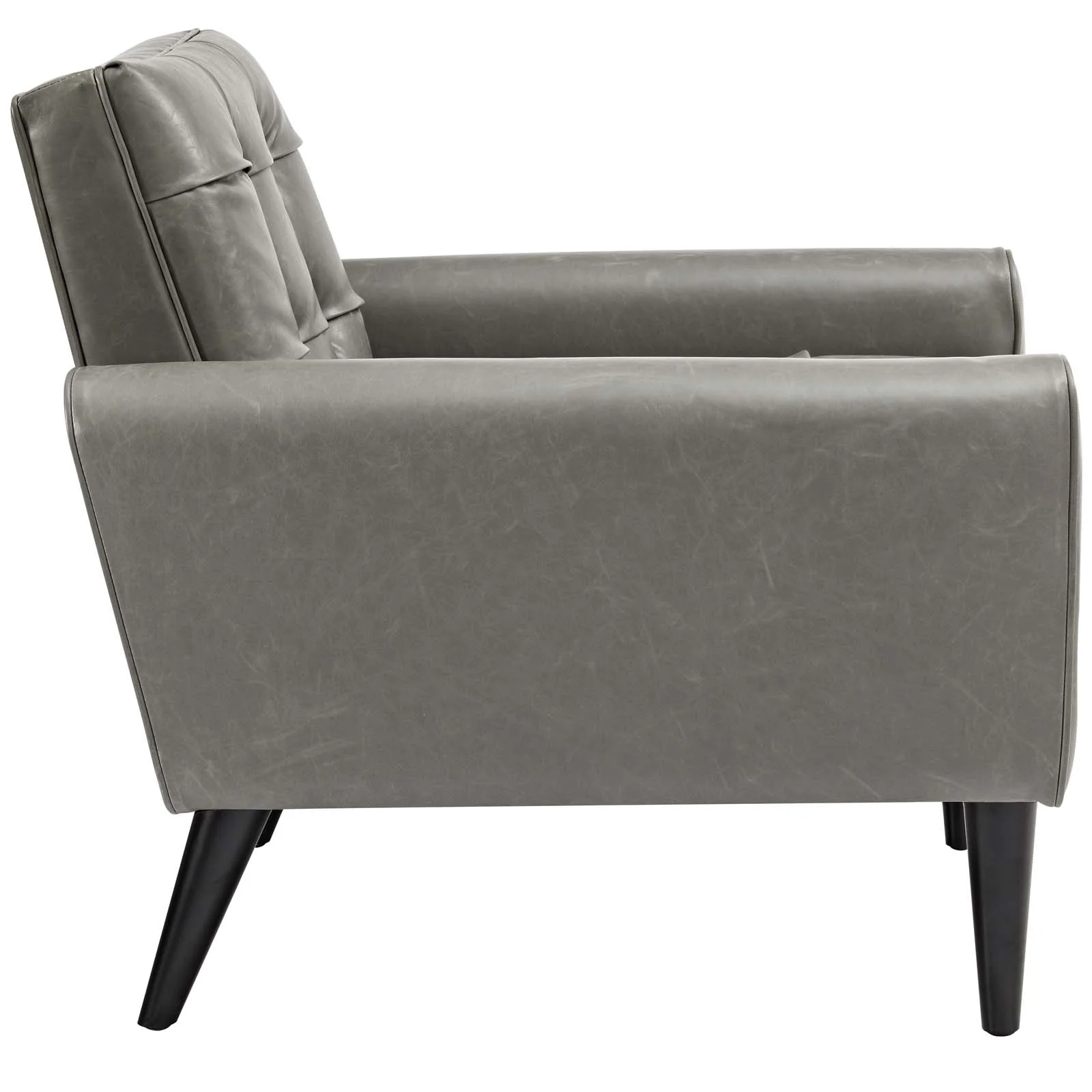 Delve Upholstered Vinyl Accent Chair By Modway - EEI-2327 - Image 3