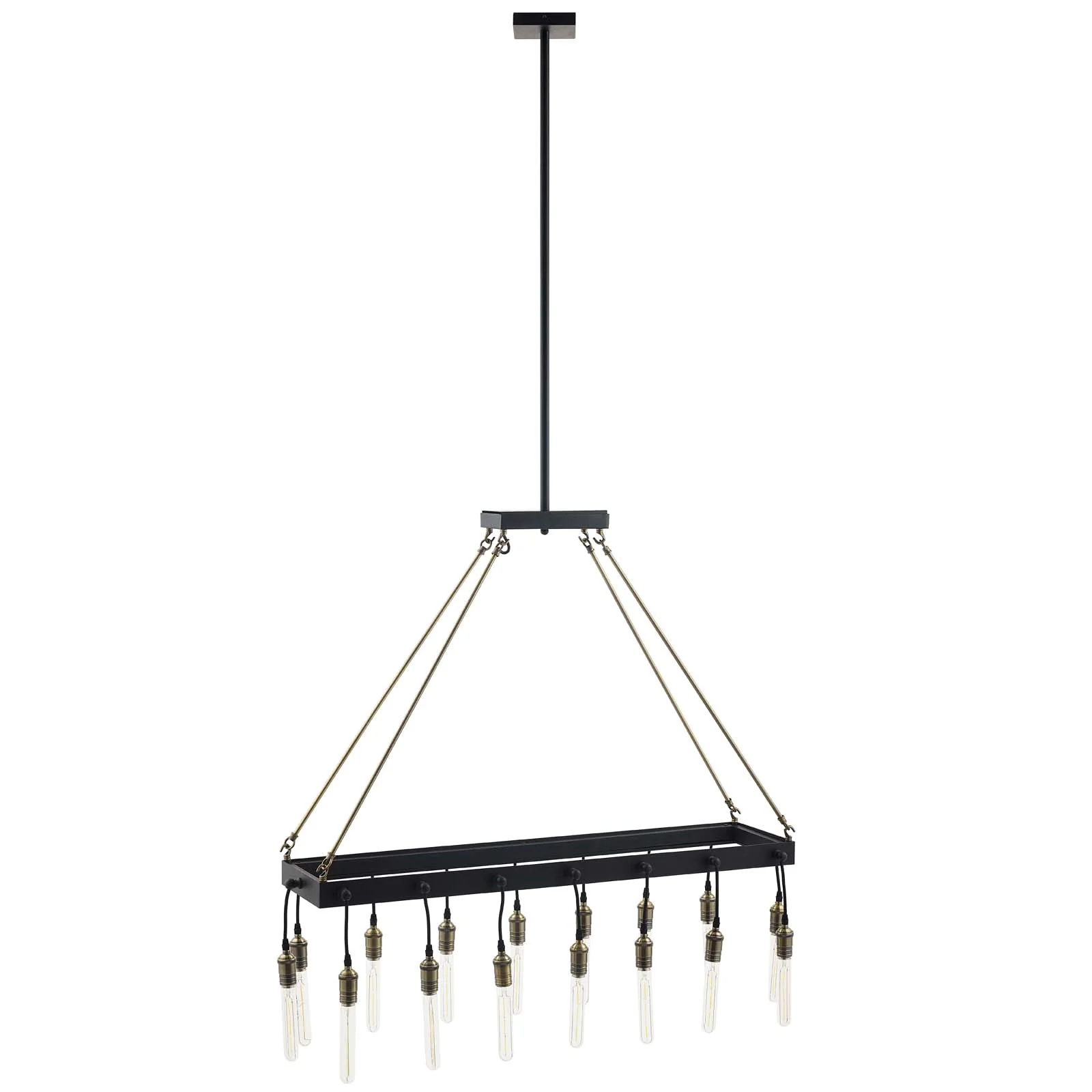Demarcate Modern Farmhouse Pendant Chandelier By Modway - EEI-3275 - Image 2
