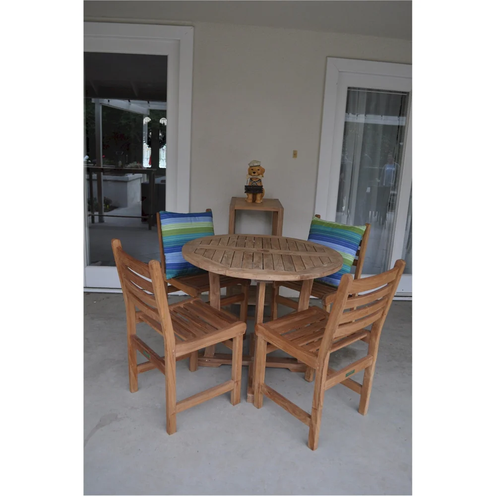 Descanso Windham 5-Pieces Dining Set By Anderson Teak - Image 4