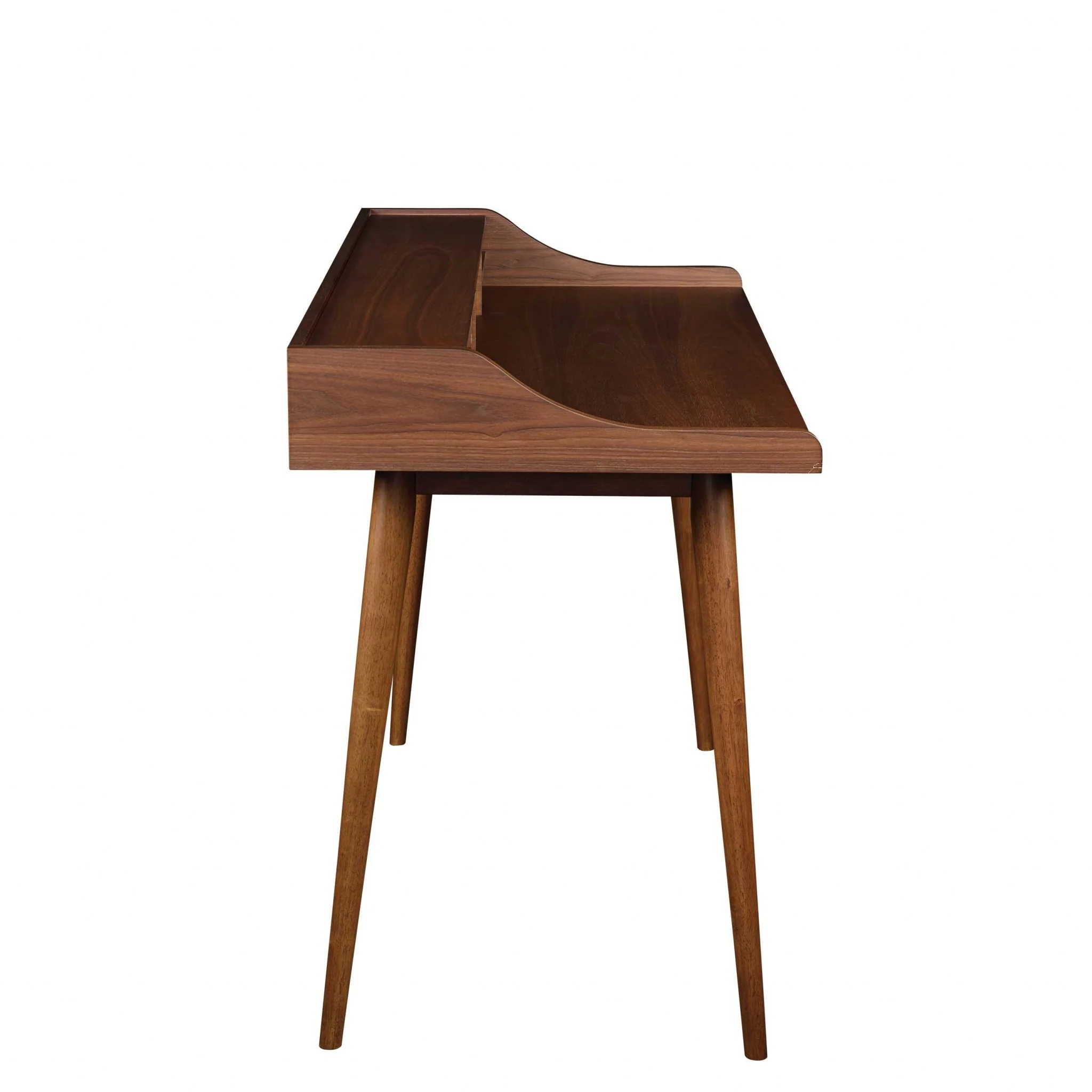 Desk in American Walnut By Homeroots - Image 4