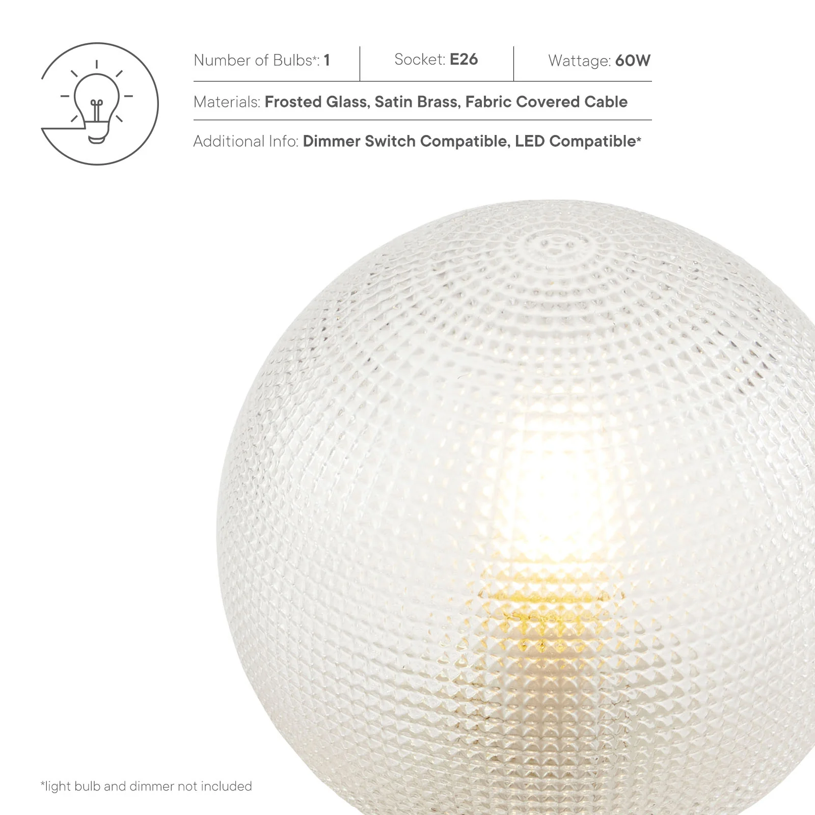Destiny Glass and Metal Table Lamp By Modway - EEI-5615 - Image 5