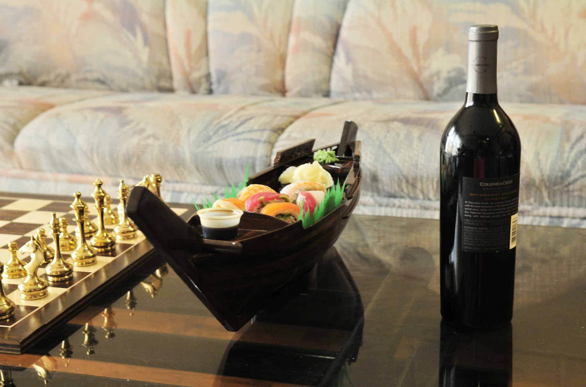 Dhow Boatsushi Tray By Homeroots - Image 4