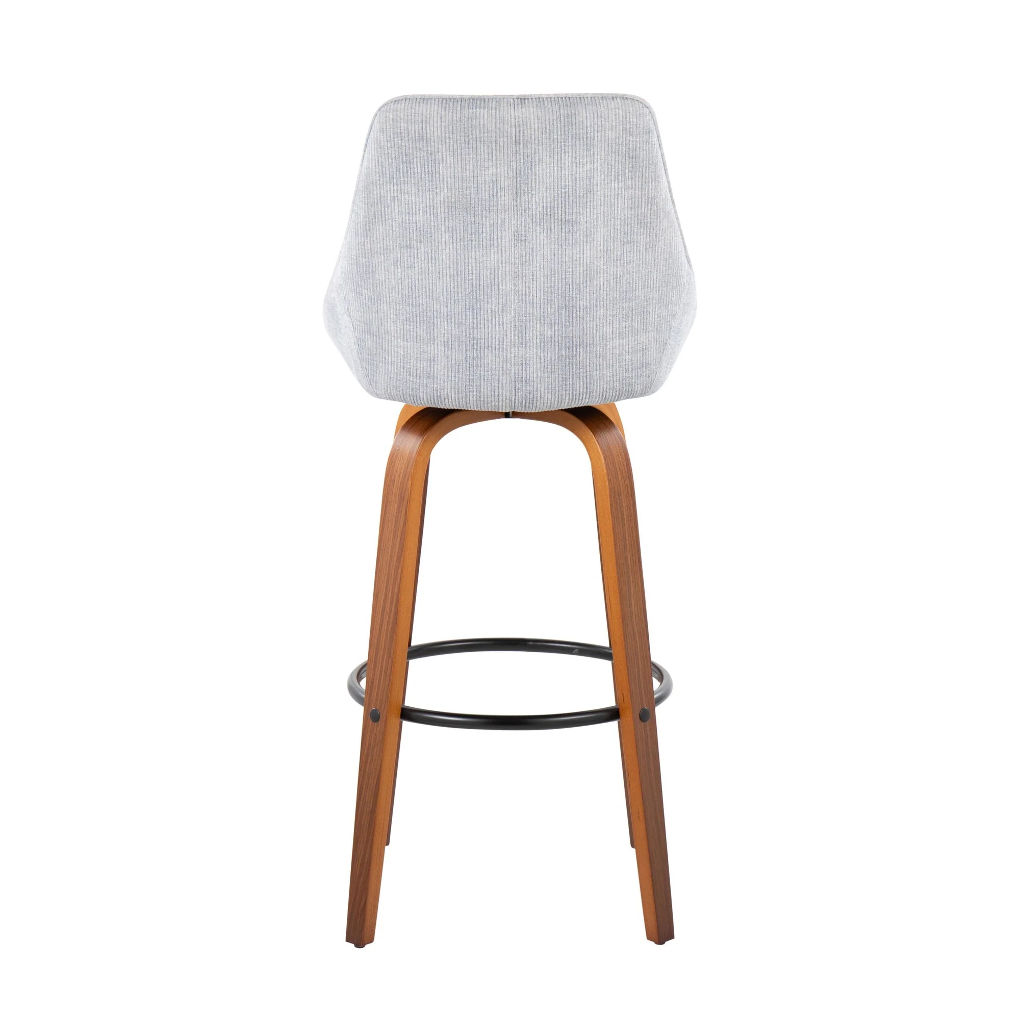 Diana 30" Fixed-Height Barstool - Set of 2 By LumiSource - B30-DIANACOR-GRTZQ2 WLGY2 - Image 10