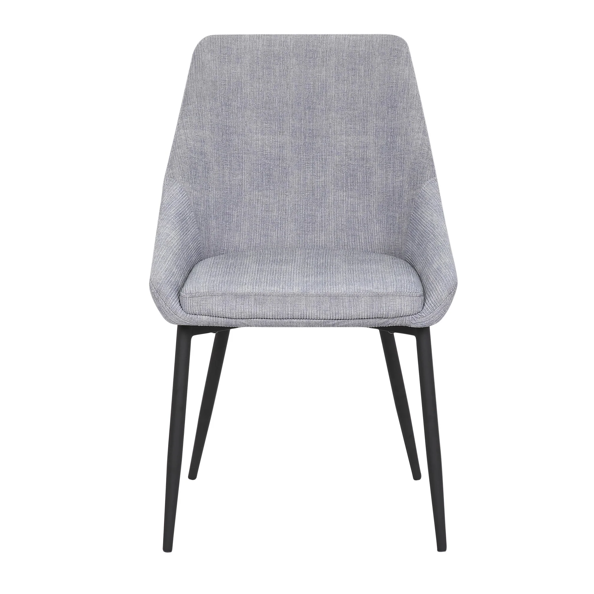 Diana Corduroy Chair - Set of 2 By LumiSource - CH-DIANA COR BKGY2 - Image 6