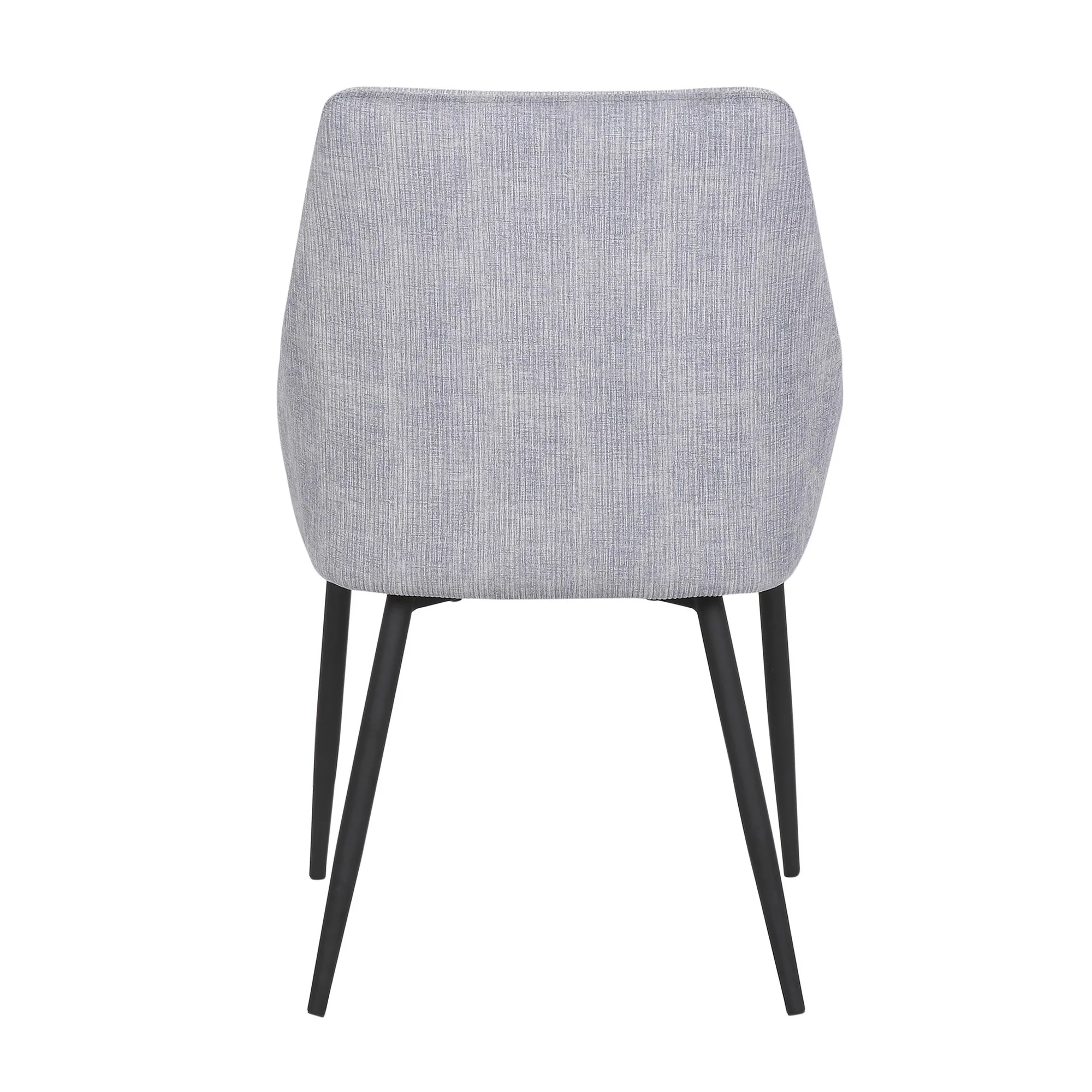 Diana Corduroy Chair - Set of 2 By LumiSource - CH-DIANA COR BKGY2 - Image 7