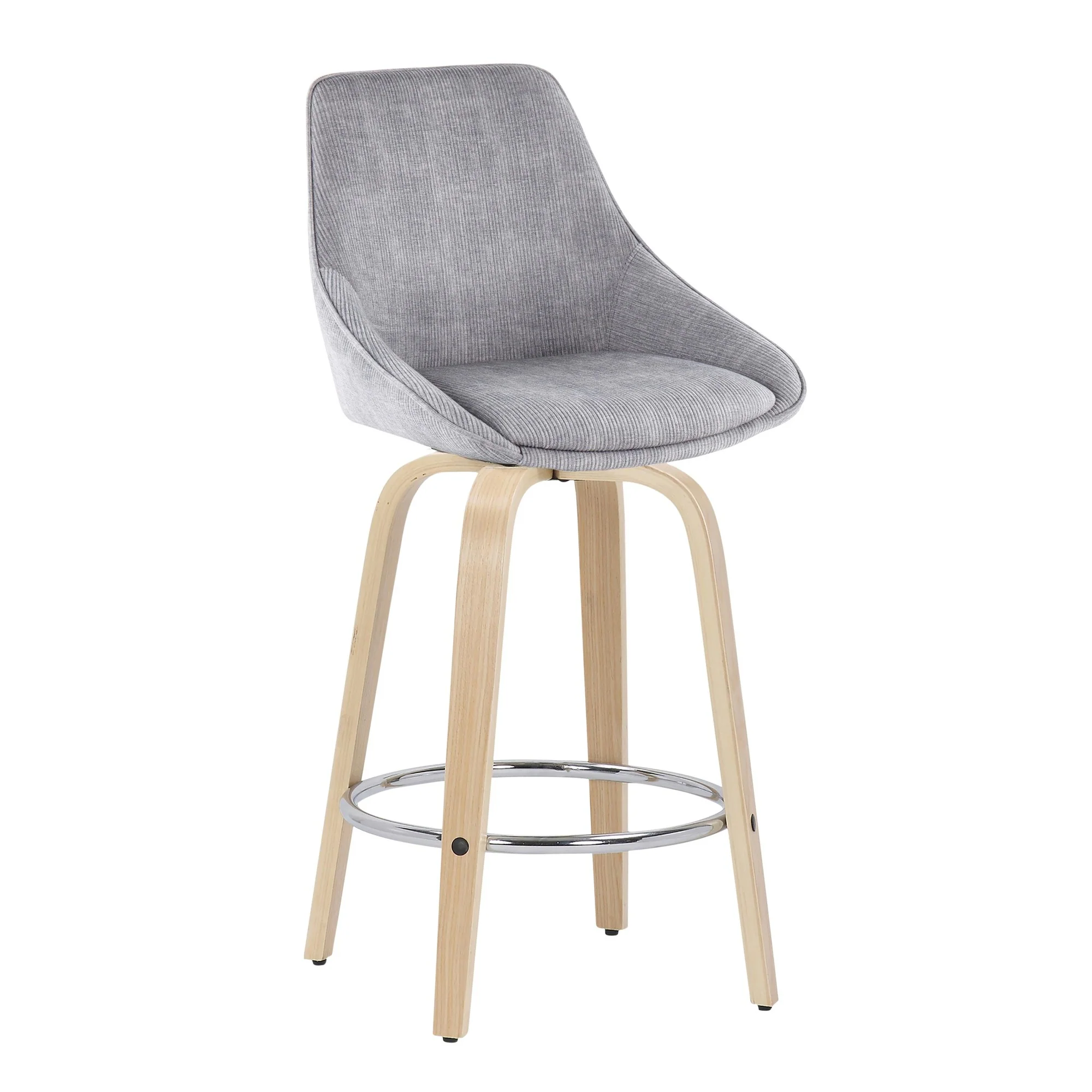 Diana Fixed Height Counter Stool - Set of 2 By LumiSource - B26-DIANACORGRT-R2 NAGY2 - Image 2