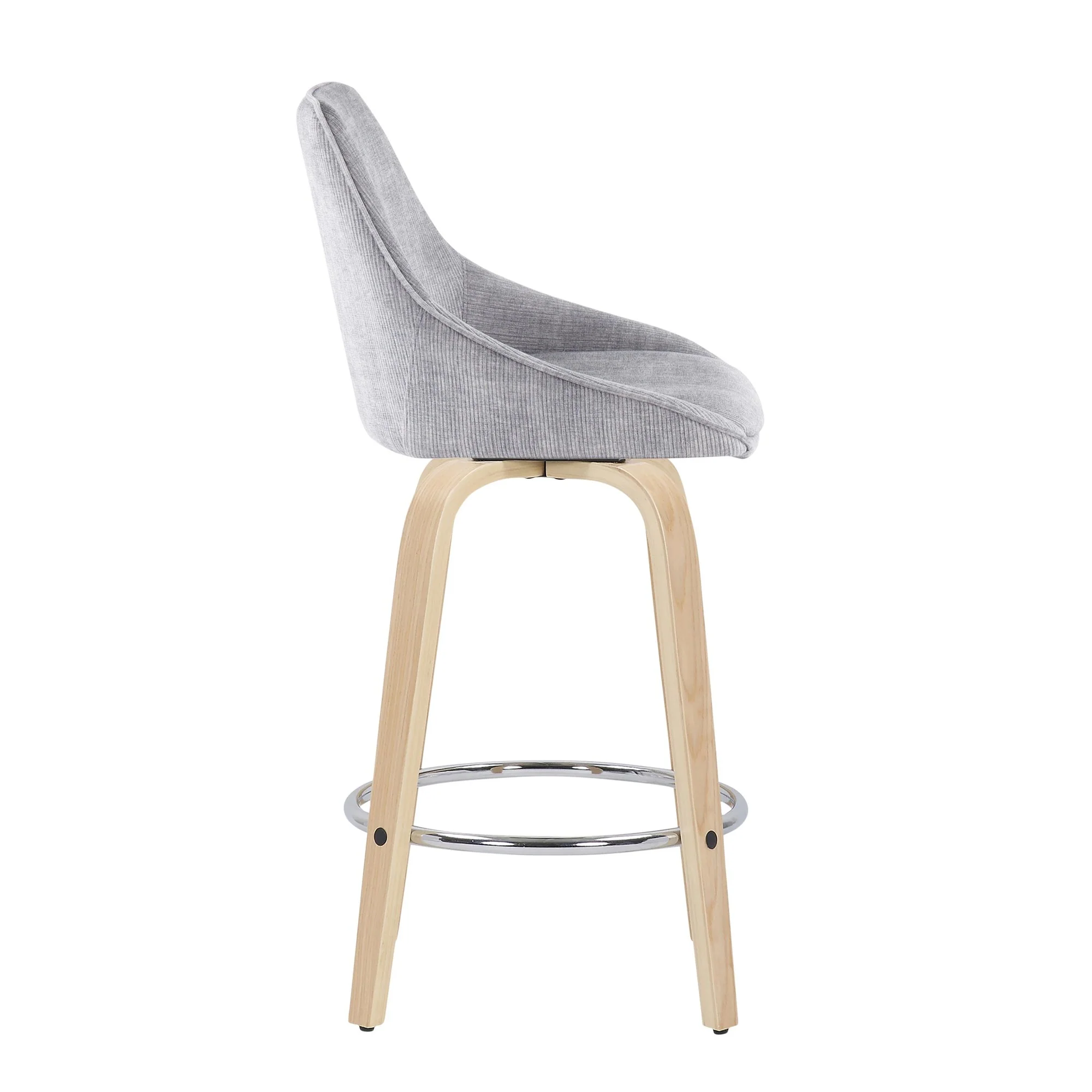Diana Fixed Height Counter Stool - Set of 2 By LumiSource - B26-DIANACORGRT-R2 NAGY2 - Image 3