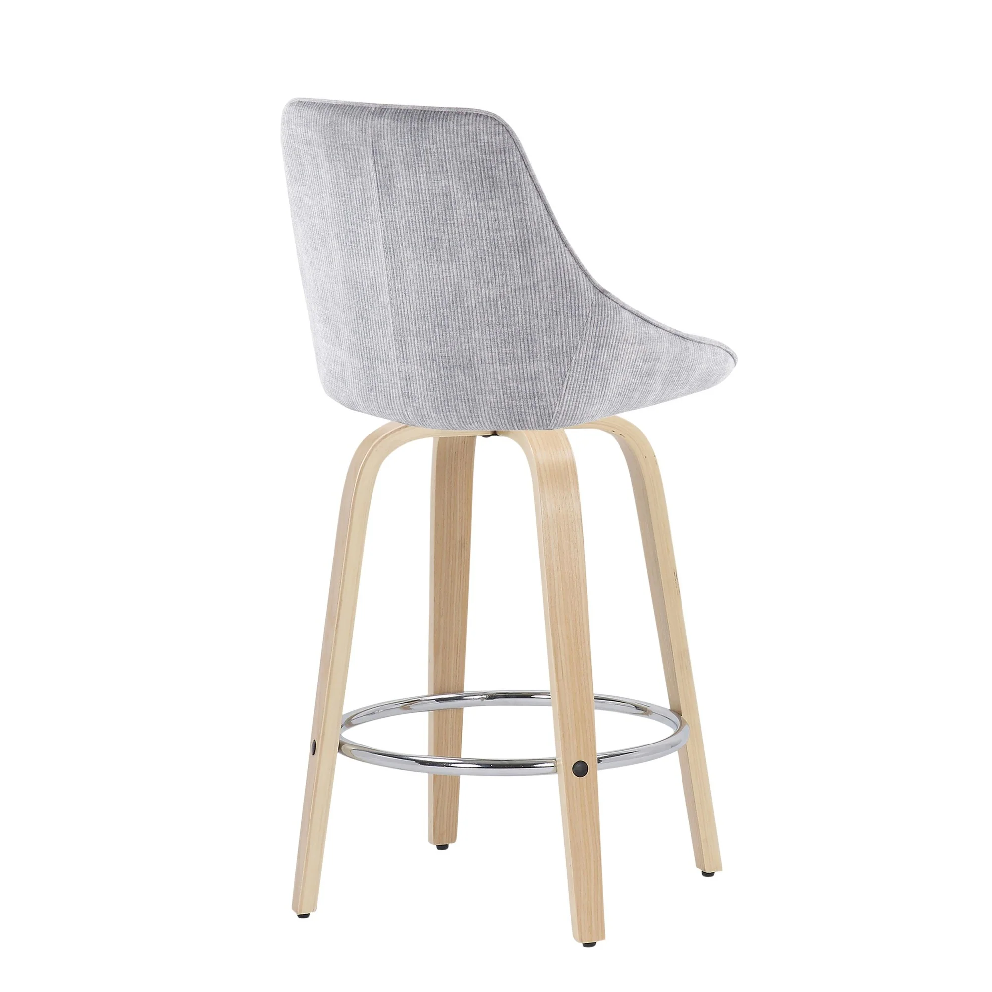 Diana Fixed Height Counter Stool - Set of 2 By LumiSource - B26-DIANACORGRT-R2 NAGY2 - Image 4