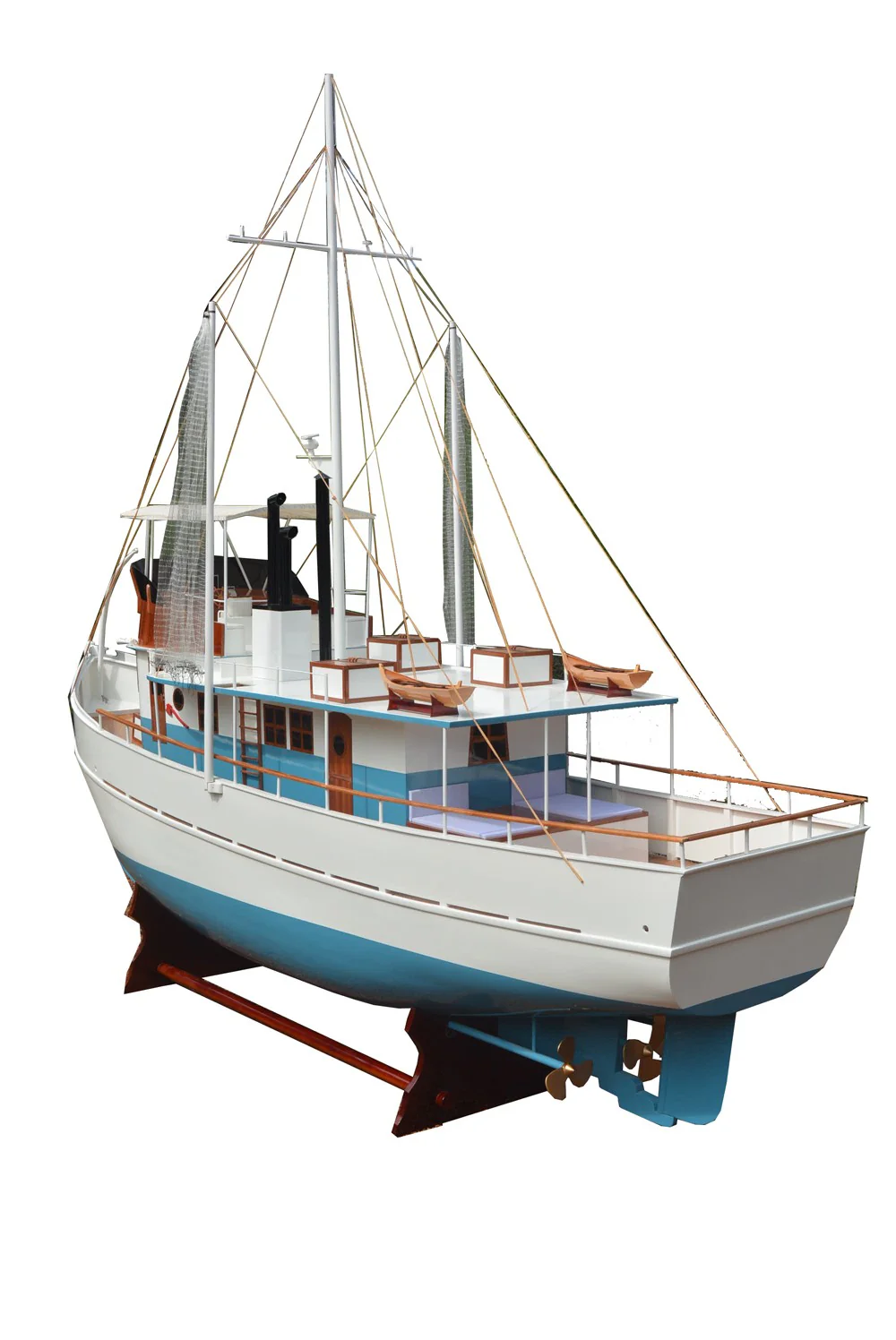 Dickie Walker XXXL Trawler Yacht Model By Homeroots - Image 4