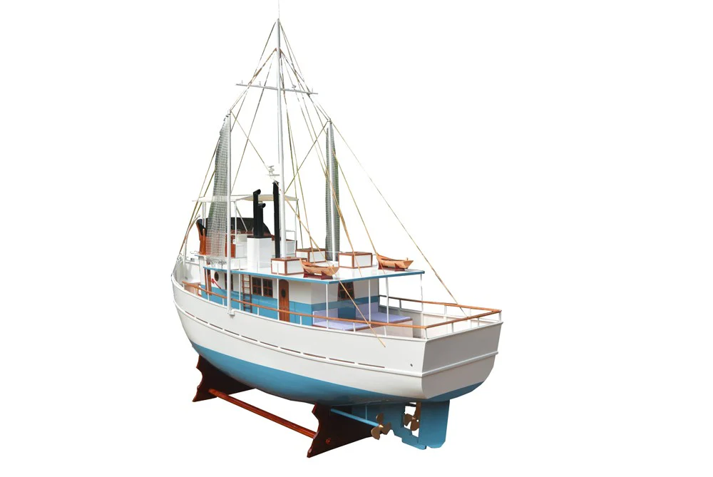 Dickie Walker XXXL Trawler Yacht Model By Homeroots - Image 6