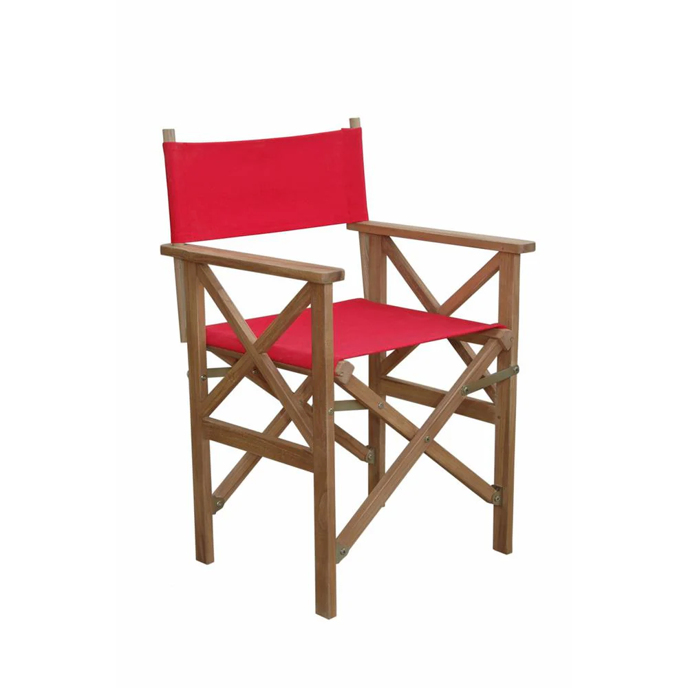 Director Folding Armchair W/ Canvas Sold As A Pair By Anderson Teak - Image 2