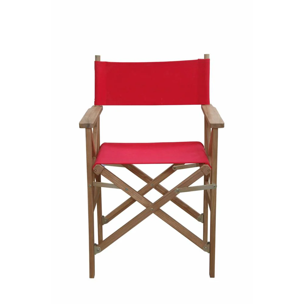Director Folding Armchair W/ Canvas Sold As A Pair By Anderson Teak - Image 3