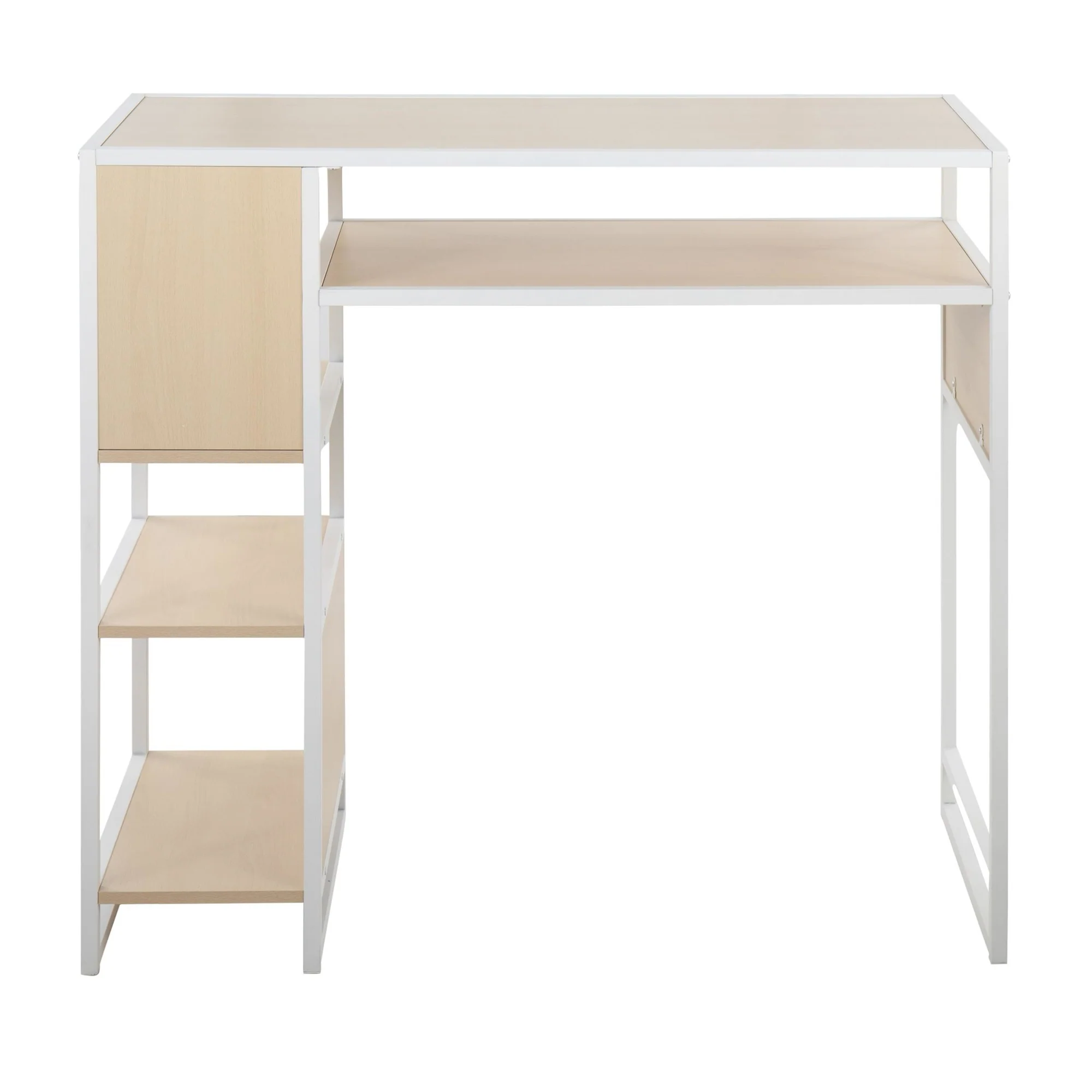 Display Bar Height Table With Storage Natural By LumiSource - Image 6
