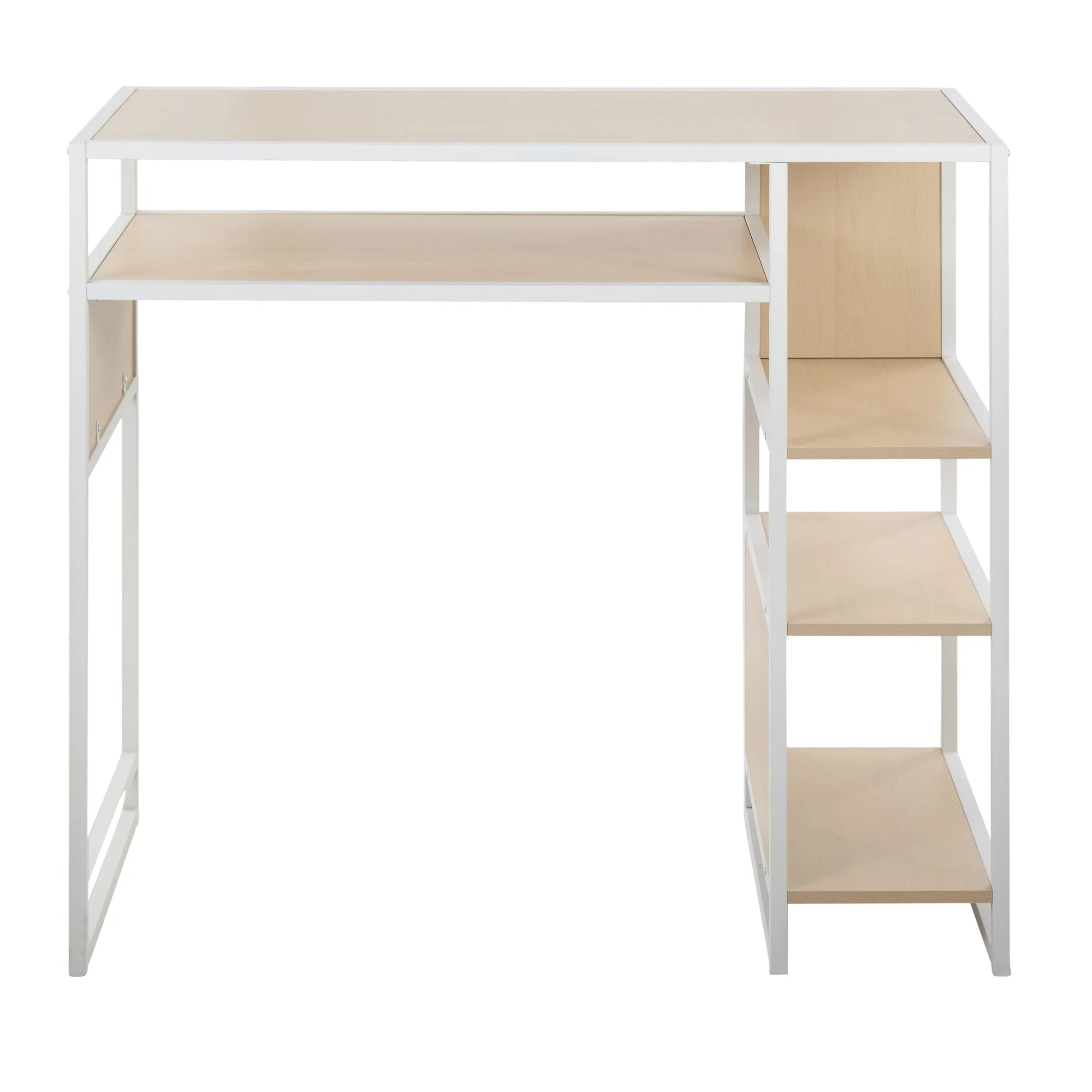 Display Bar Height Table With Storage Natural By LumiSource - Image 7
