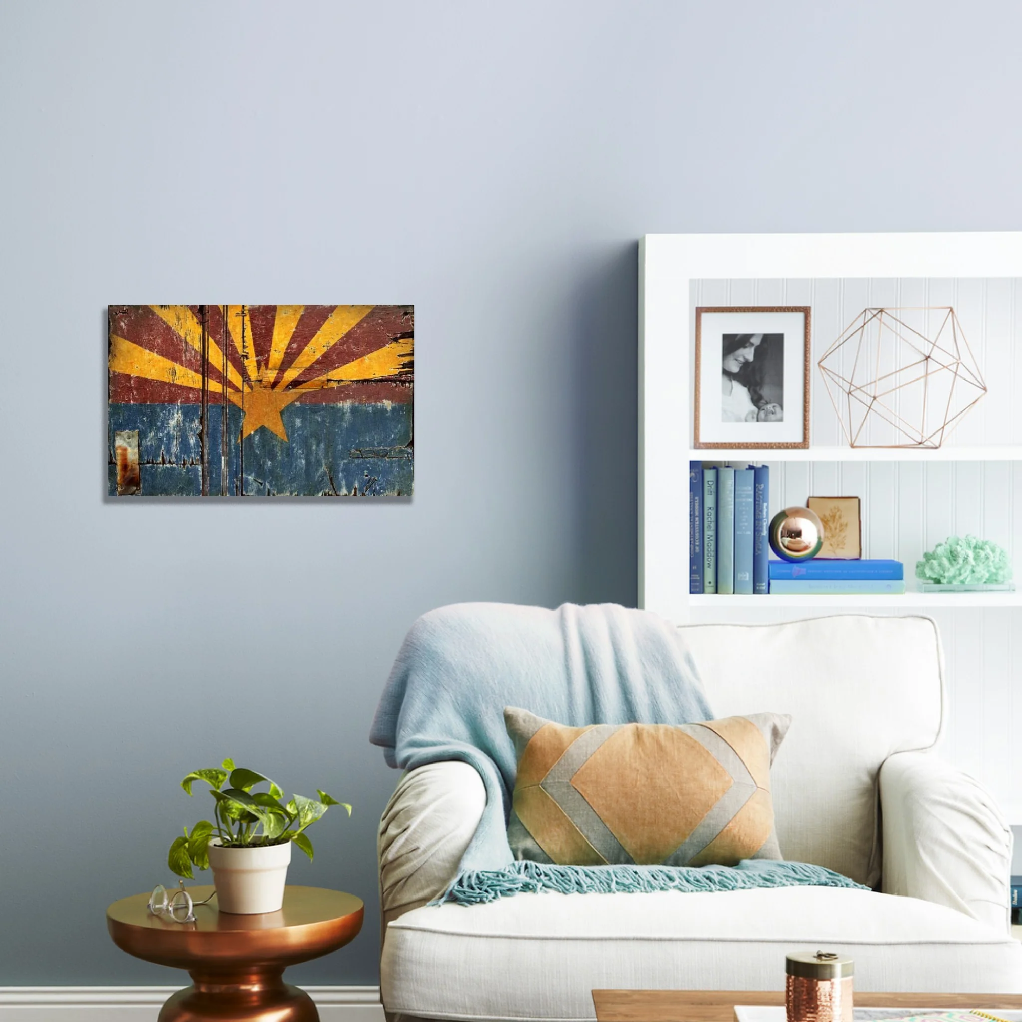 Distressed Arizona Flag Wall Décor By Homeroots - Image 2