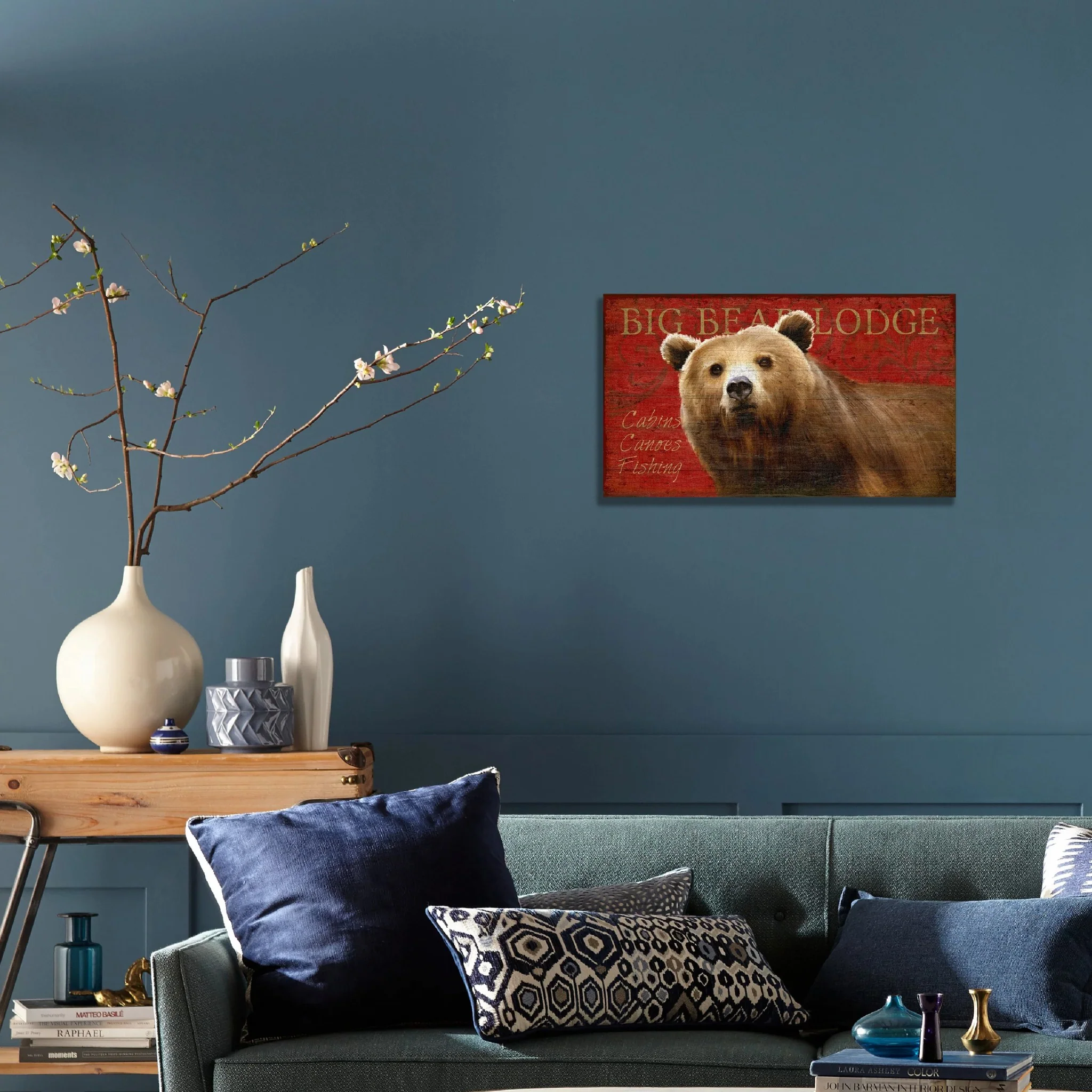 Distressed Bear Wood Wall Décor By Homeroots - Image 2