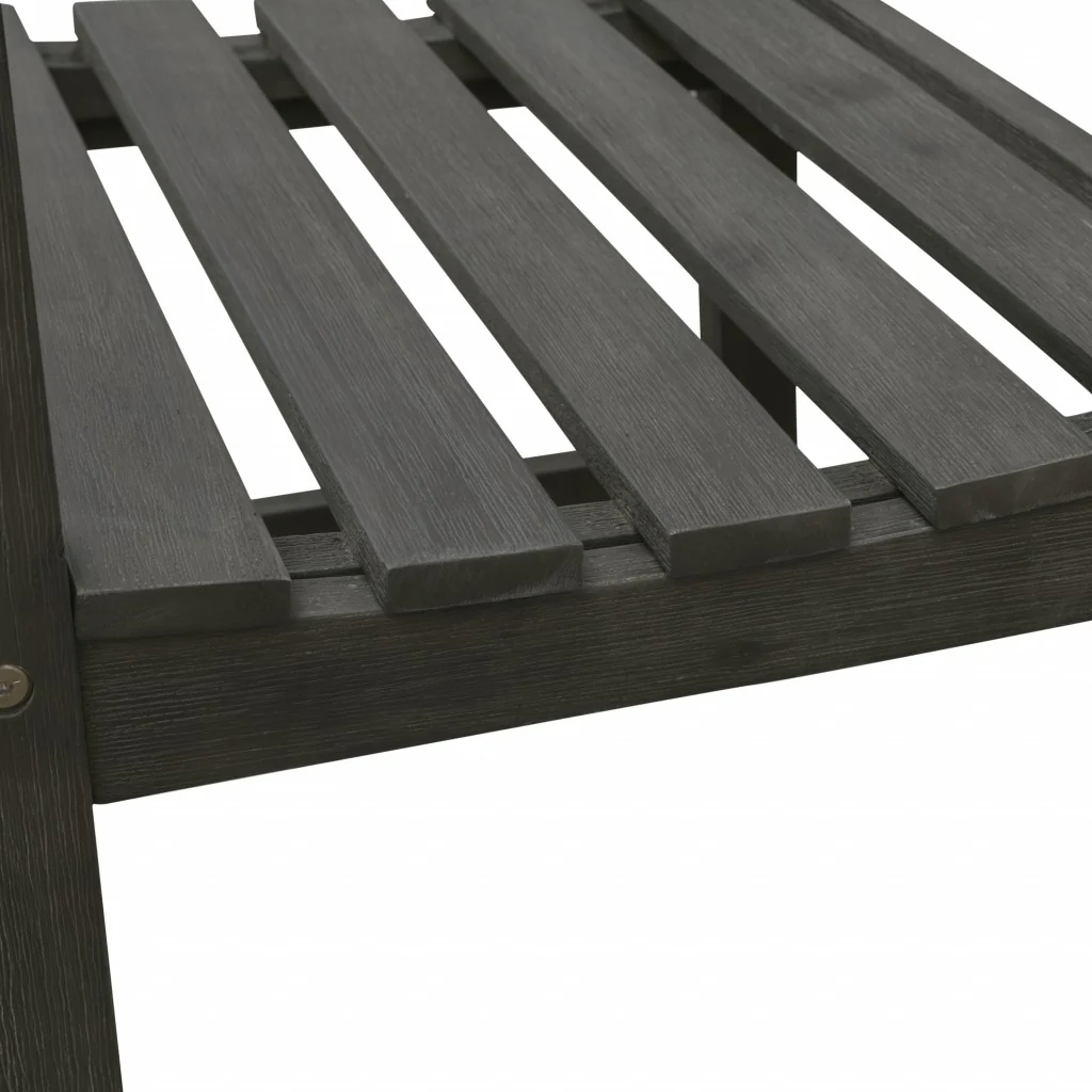 Distressed Grey Garden Armchair By Homeroots - Image 4