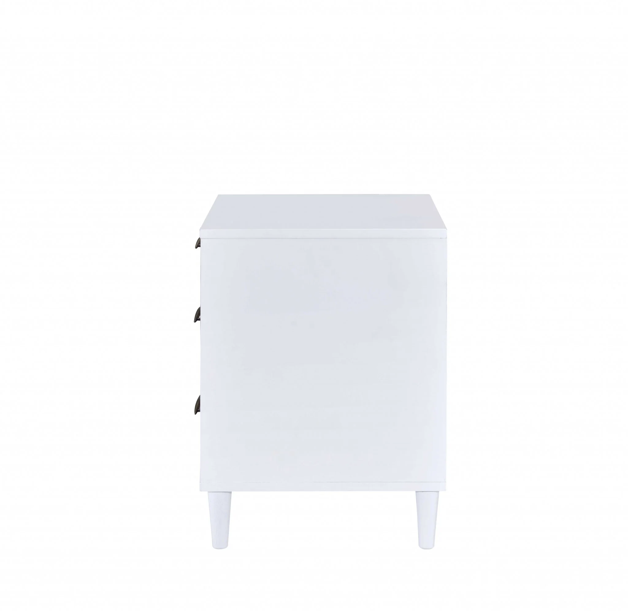 Distressed Oak Nightstand By Homeroots - Image 2