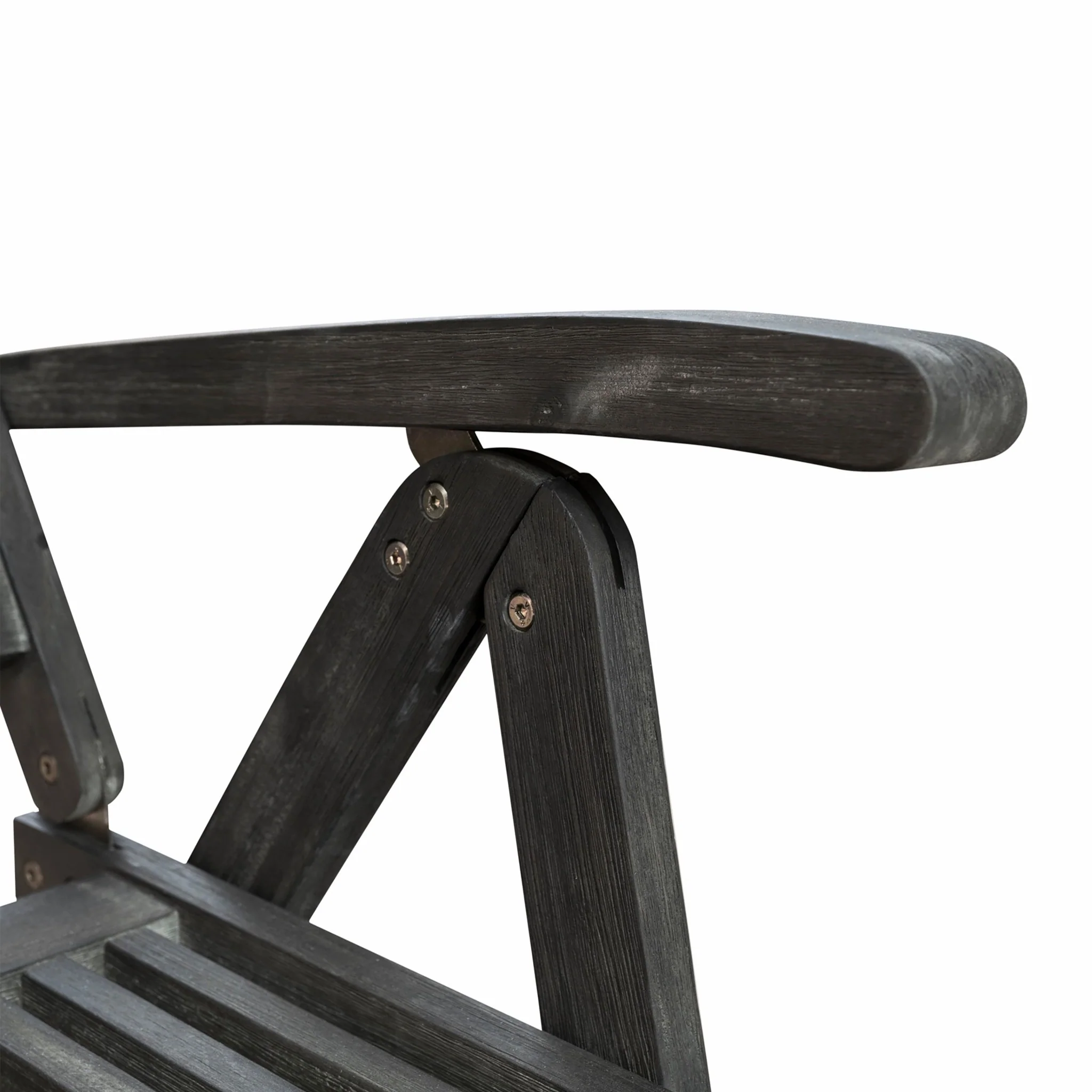 Distressed Outdoor Reclining Chair By Homeroots - Image 6
