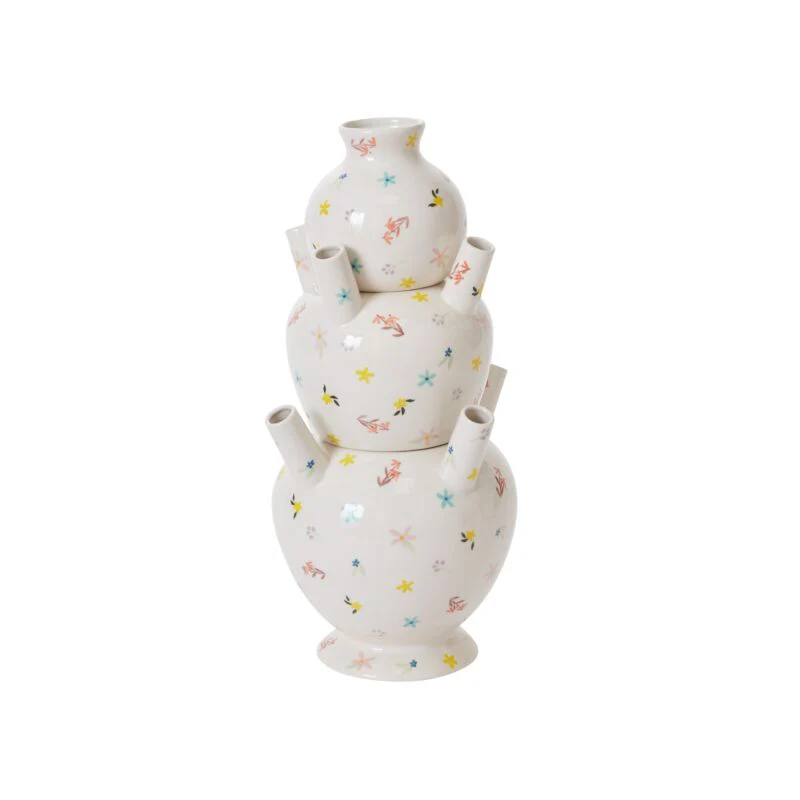 Ditsy Tulipiere Vase 8"x 18" By Accent Decor - Image 4