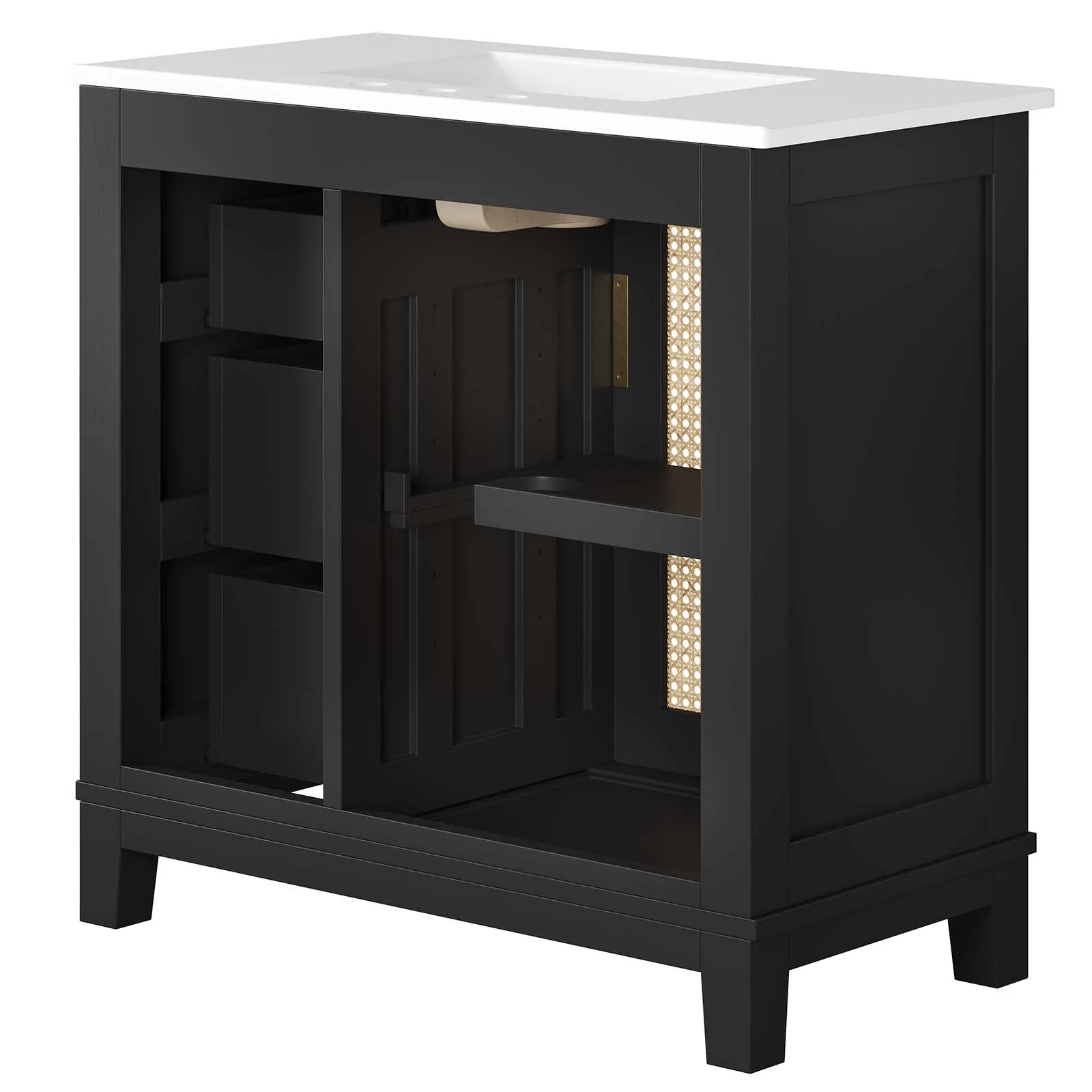 Dixie 36” Solid Wood Bathroom Vanity Cabinet By Modway - EEI-6725 - Image 6