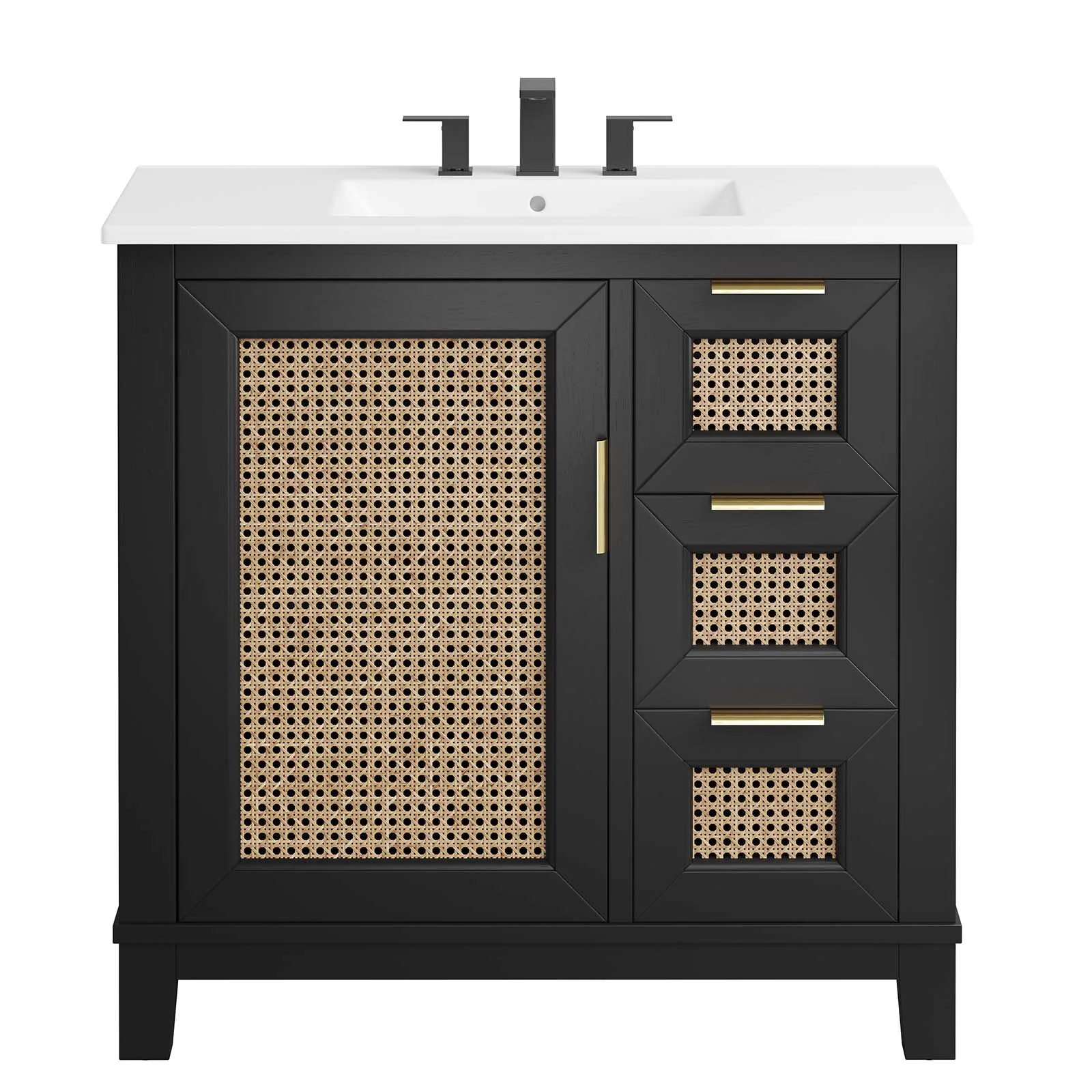 Dixie 36” Solid Wood Bathroom Vanity Cabinet By Modway - EEI-6725 - Image 7