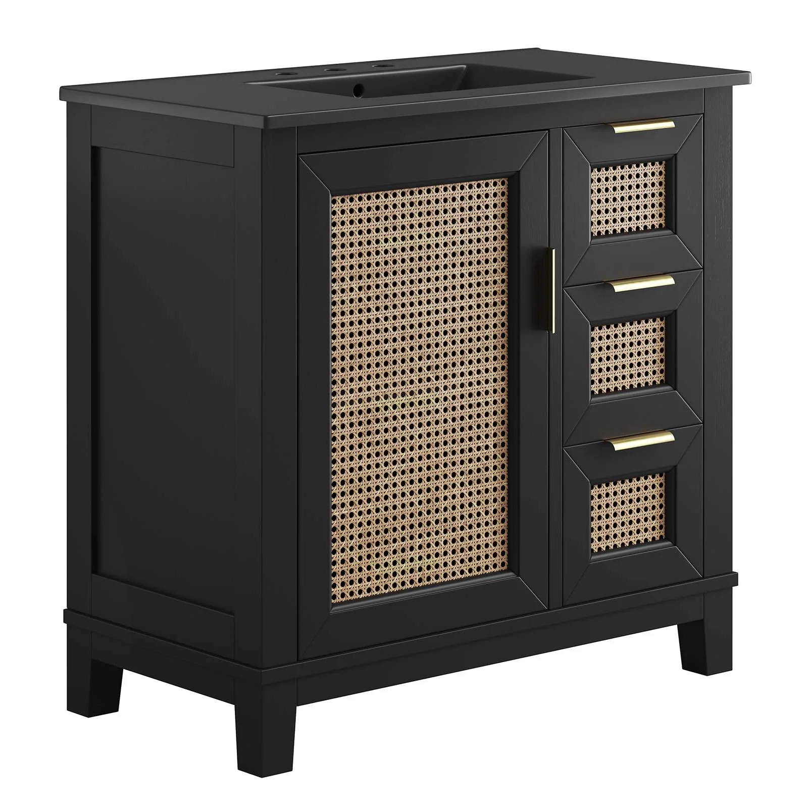 Dixie 36” Solid Wood Bathroom Vanity Cabinet By Modway - EEI-6726 - Image 2
