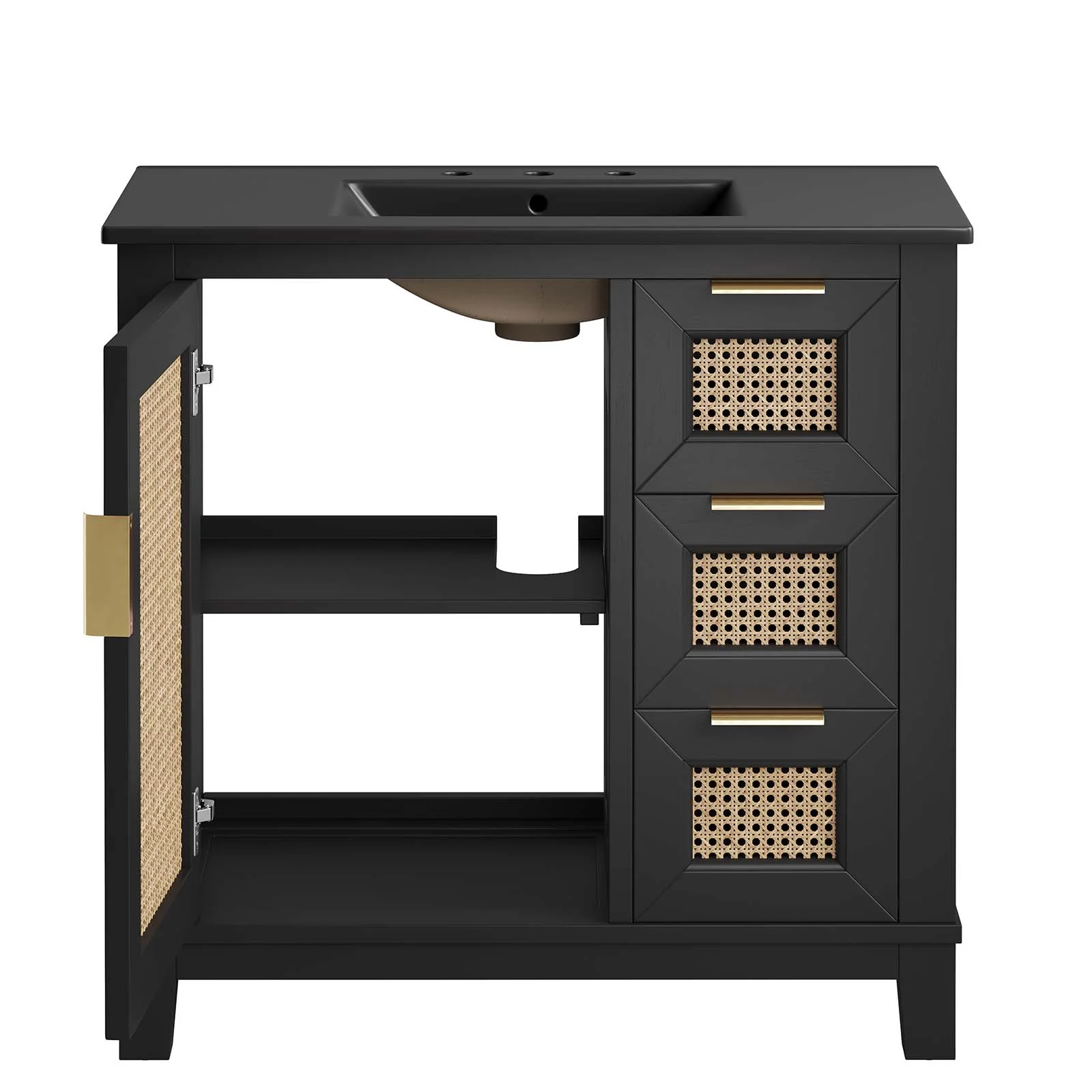 Dixie 36” Solid Wood Bathroom Vanity Cabinet By Modway - EEI-6726 - Image 9
