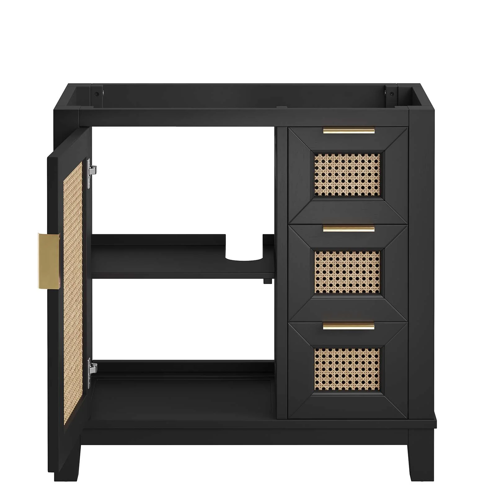 Dixie 36” Solid Wood Bathroom Vanity Cabinet (Sink Basin Not Included) By Modway - EEI-6626 - Image 8