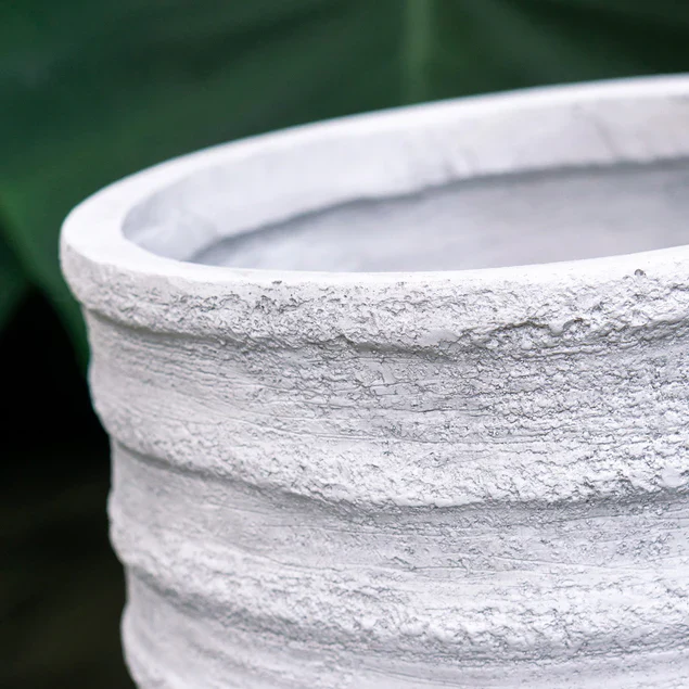 Dolma Tall Ant White, Set 2 Planter By Gold Leaf Design Group - Image 3