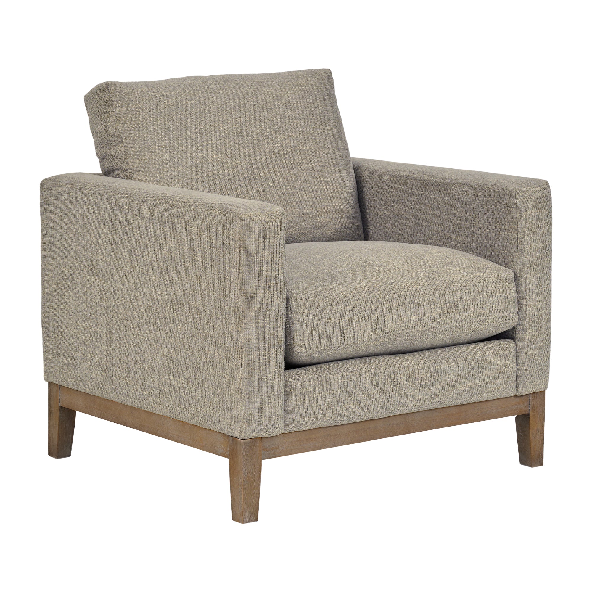 Donna 35" Upholstered Accent Chair in Sugar By Armen Living - Image 11