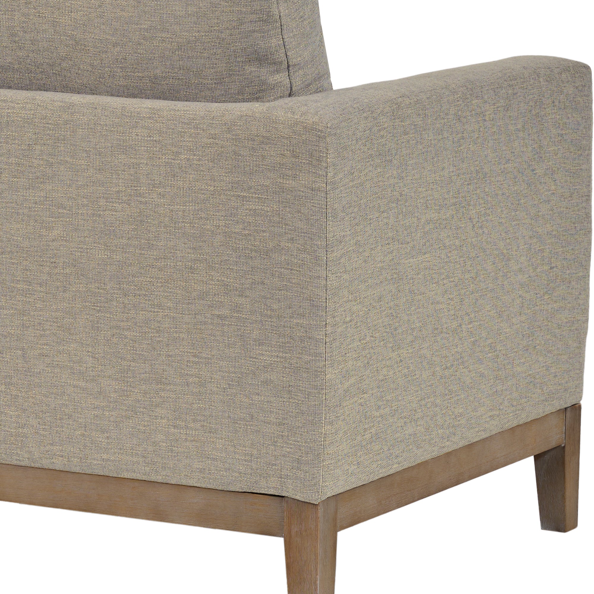 Donna 35" Upholstered Accent Chair in Sugar By Armen Living - Image 16