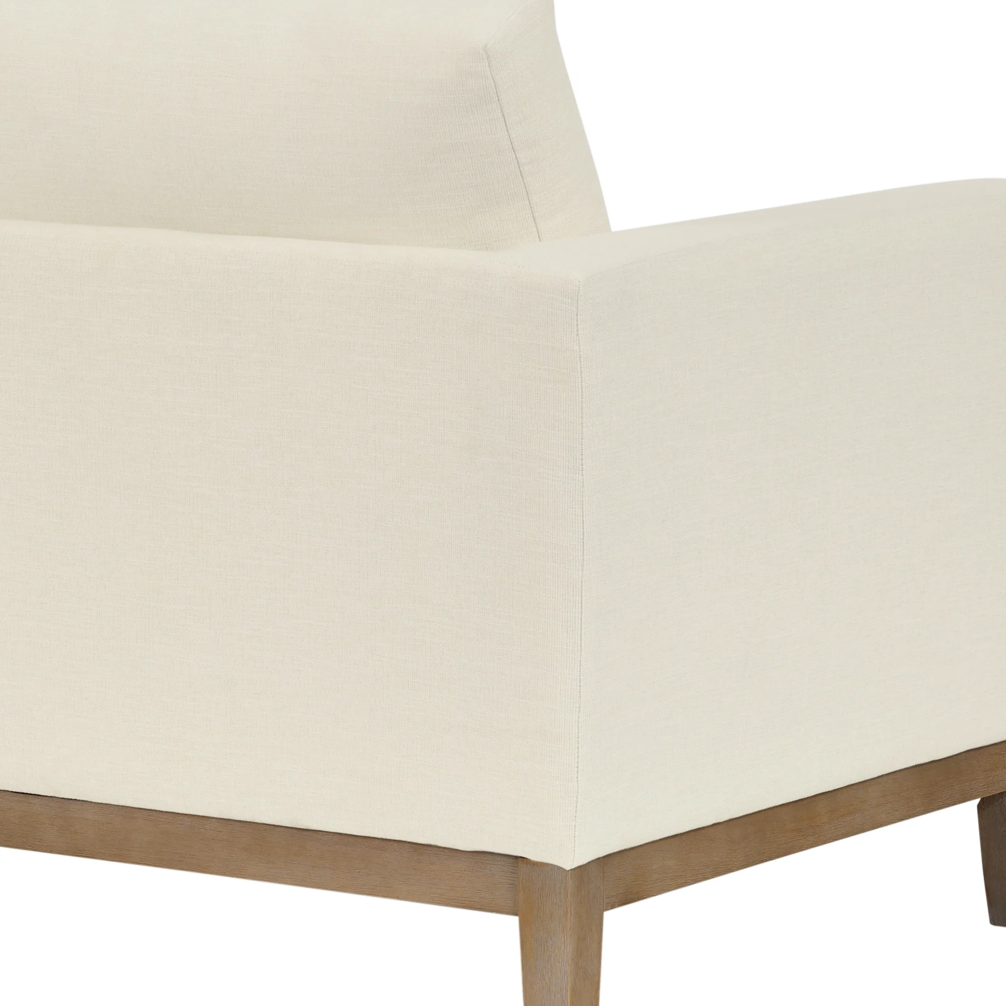 Donna 35" Upholstered Accent Chair in Sugar By Armen Living - Image 7