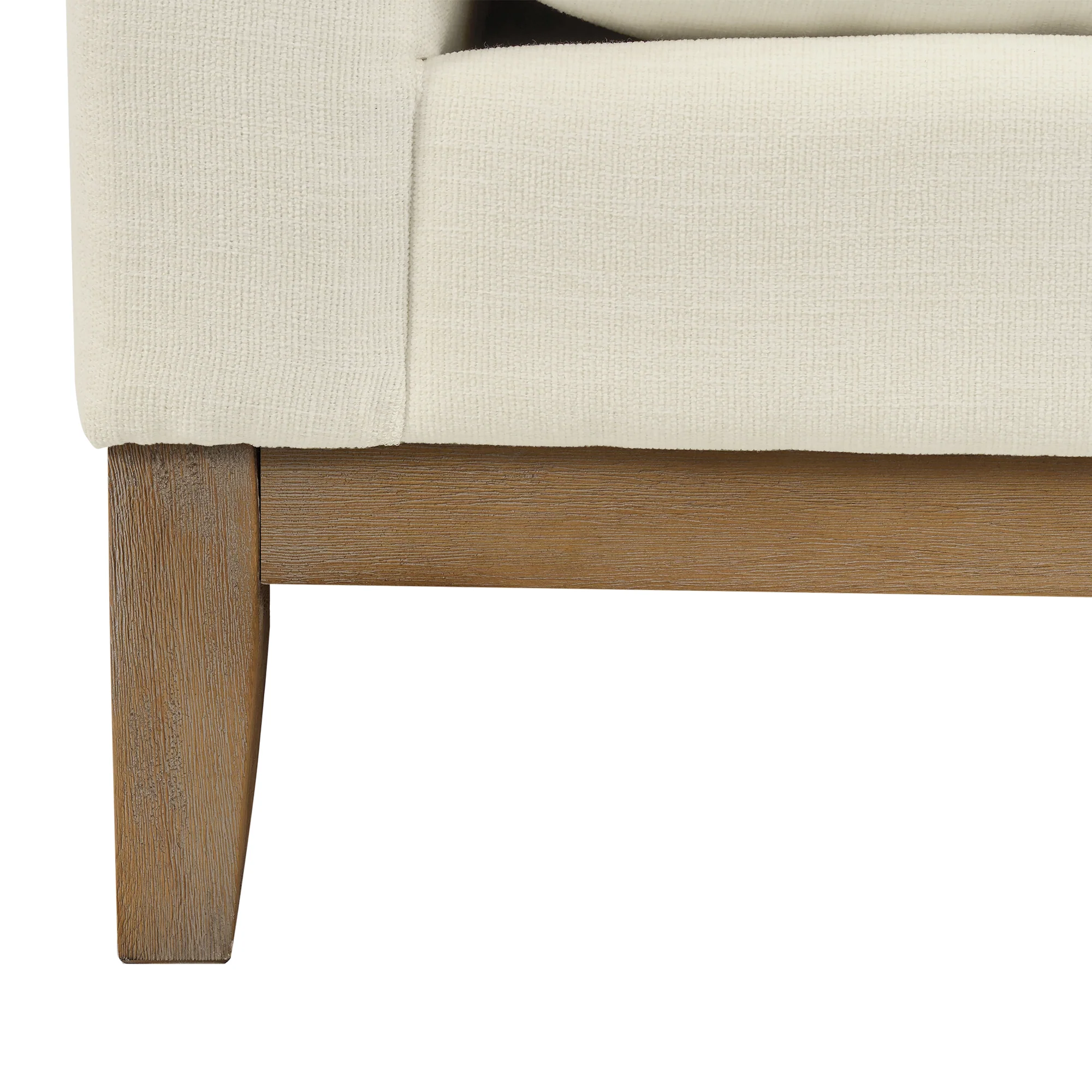 Donna 35" Upholstered Accent Chair in Sugar By Armen Living - Image 9