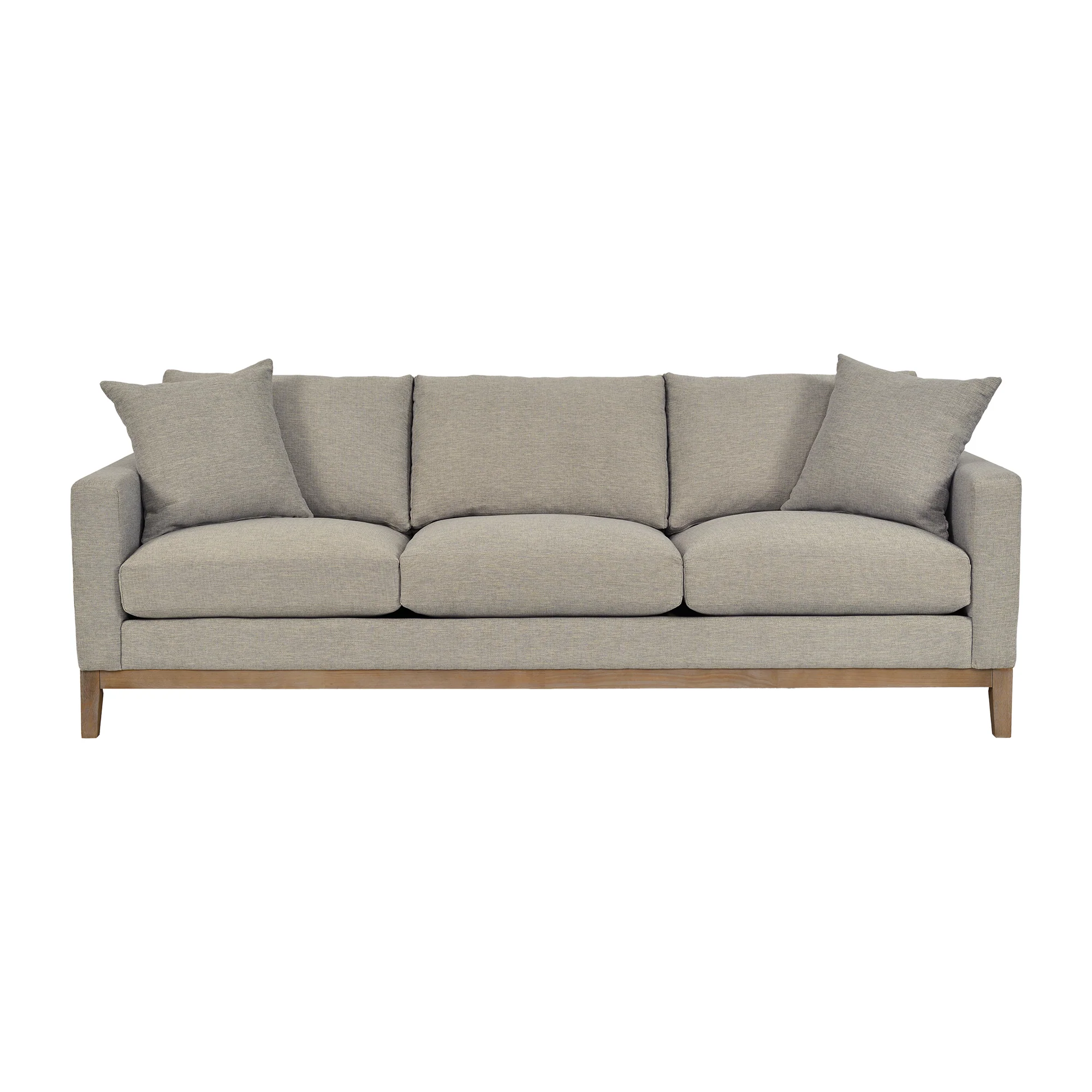Donna 93" Upholstered Sofa in Sugar By Armen Living - Image 10