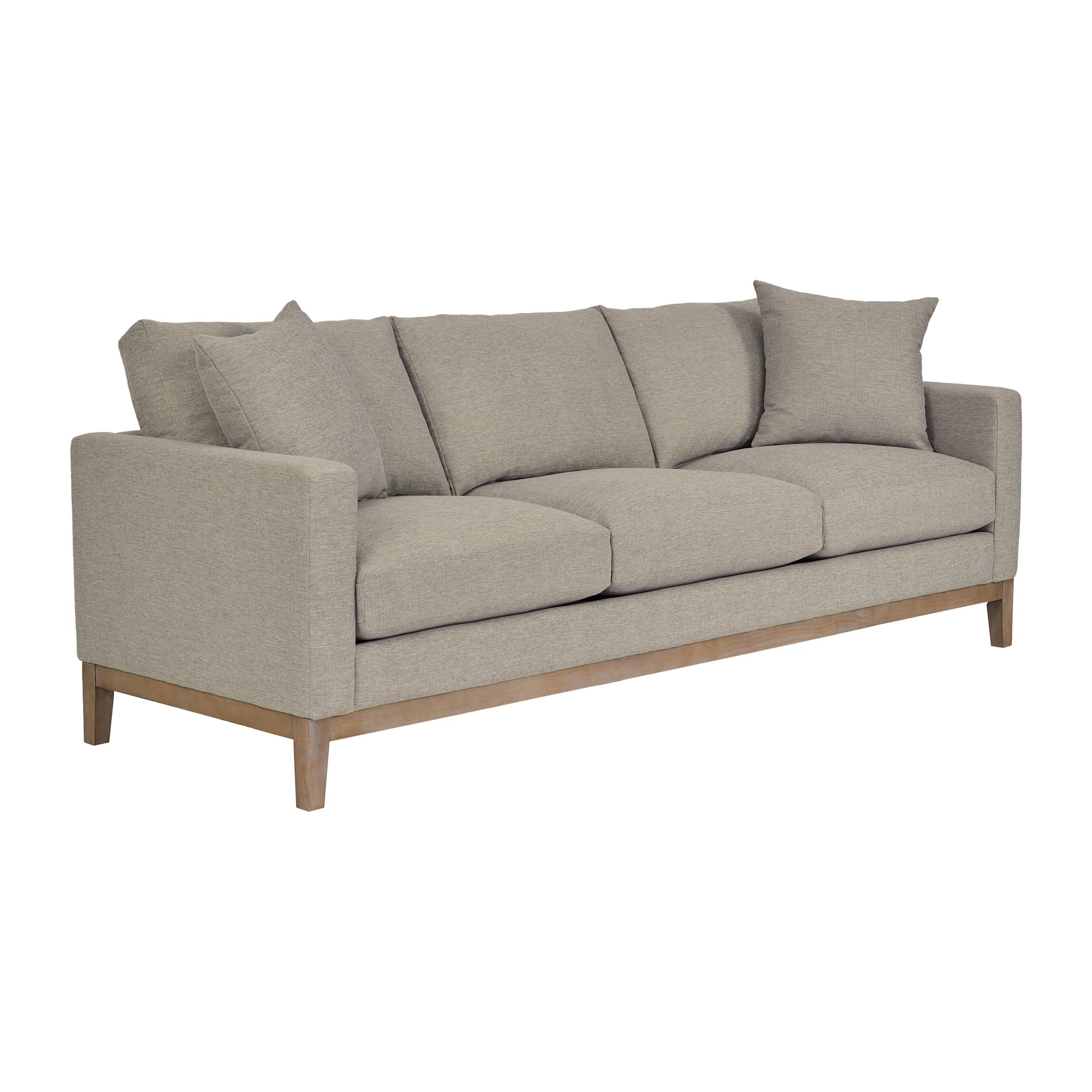 Donna 93" Upholstered Sofa in Sugar By Armen Living - Image 11