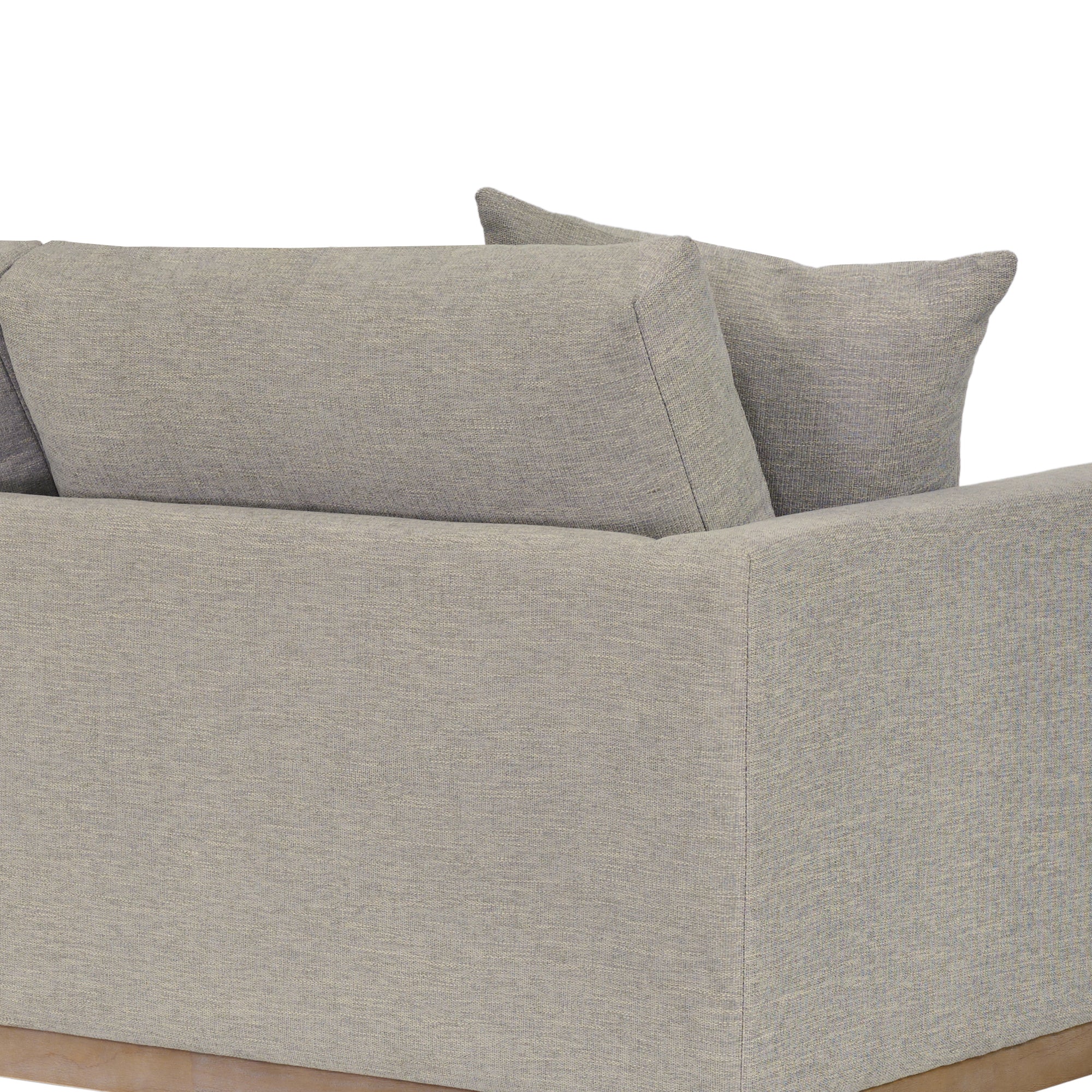 Donna 93" Upholstered Sofa in Sugar By Armen Living - Image 14