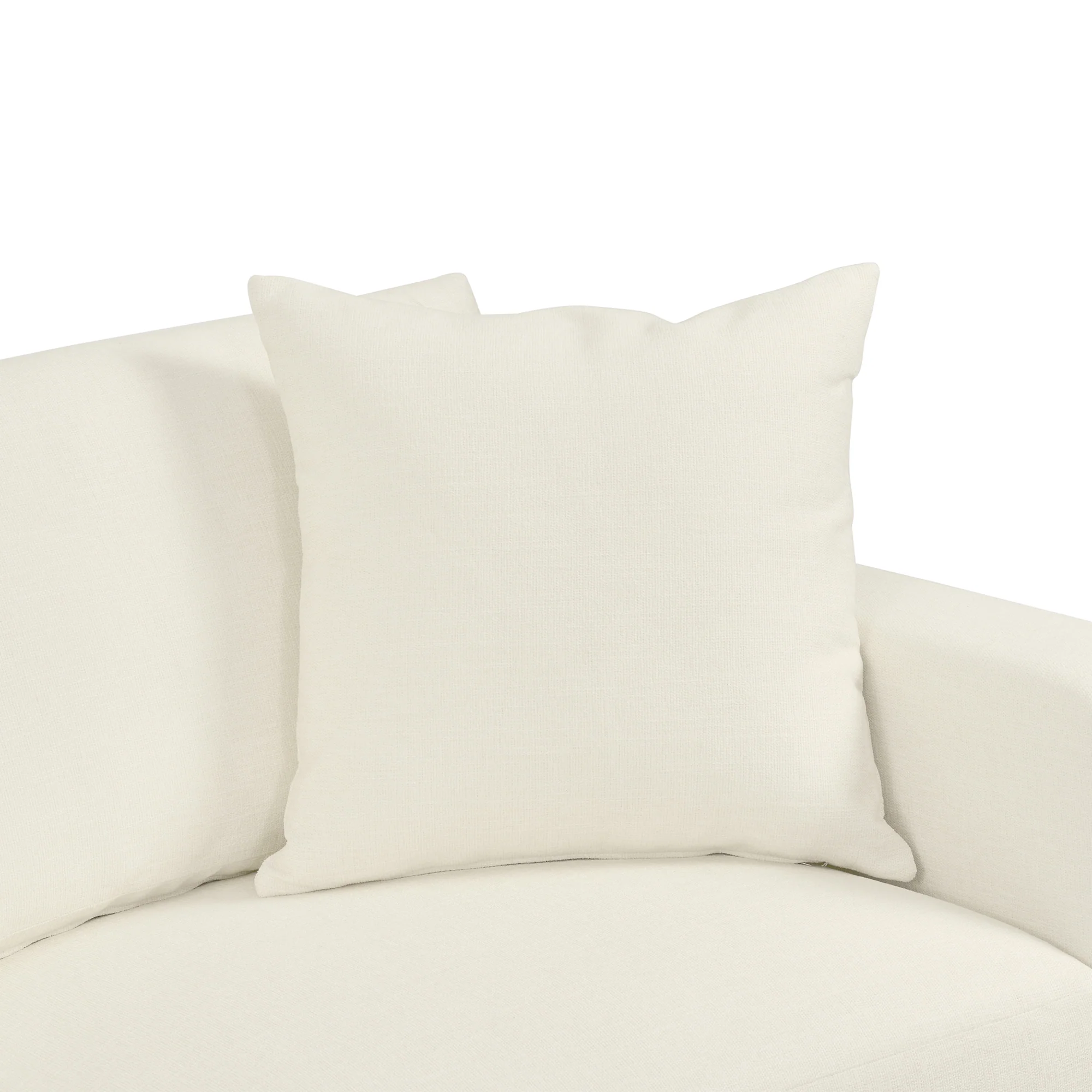 Donna 93" Upholstered Sofa in Sugar By Armen Living - Image 5