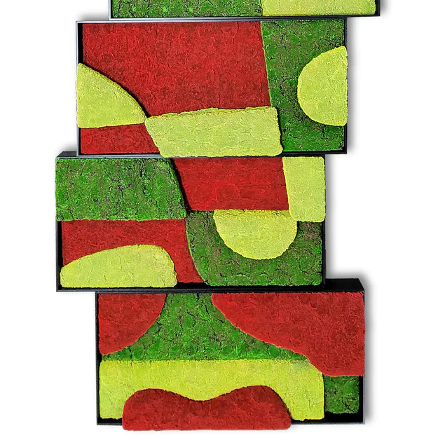 Doodle Green Wall, Set/ 6 By Gold Leaf Design Group - Image 4